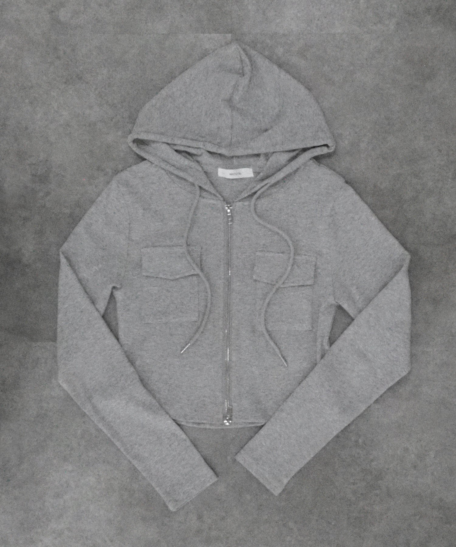 ダブルジップフードパーカー