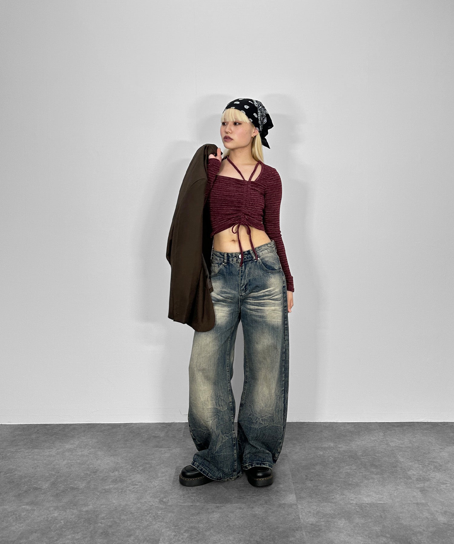 ロイヤルシャーリングニット