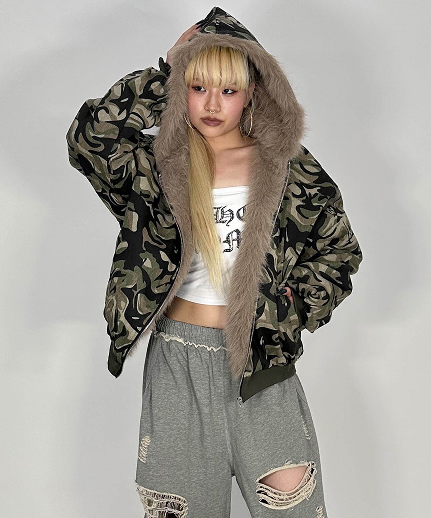 カモフラファージャケット