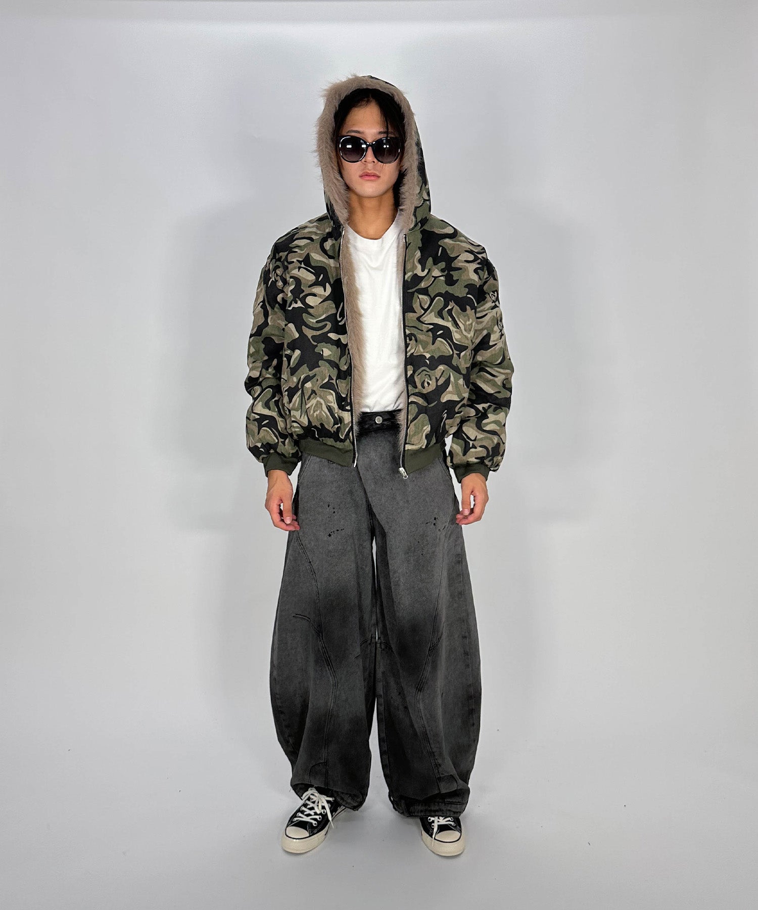 カモフラファージャケット