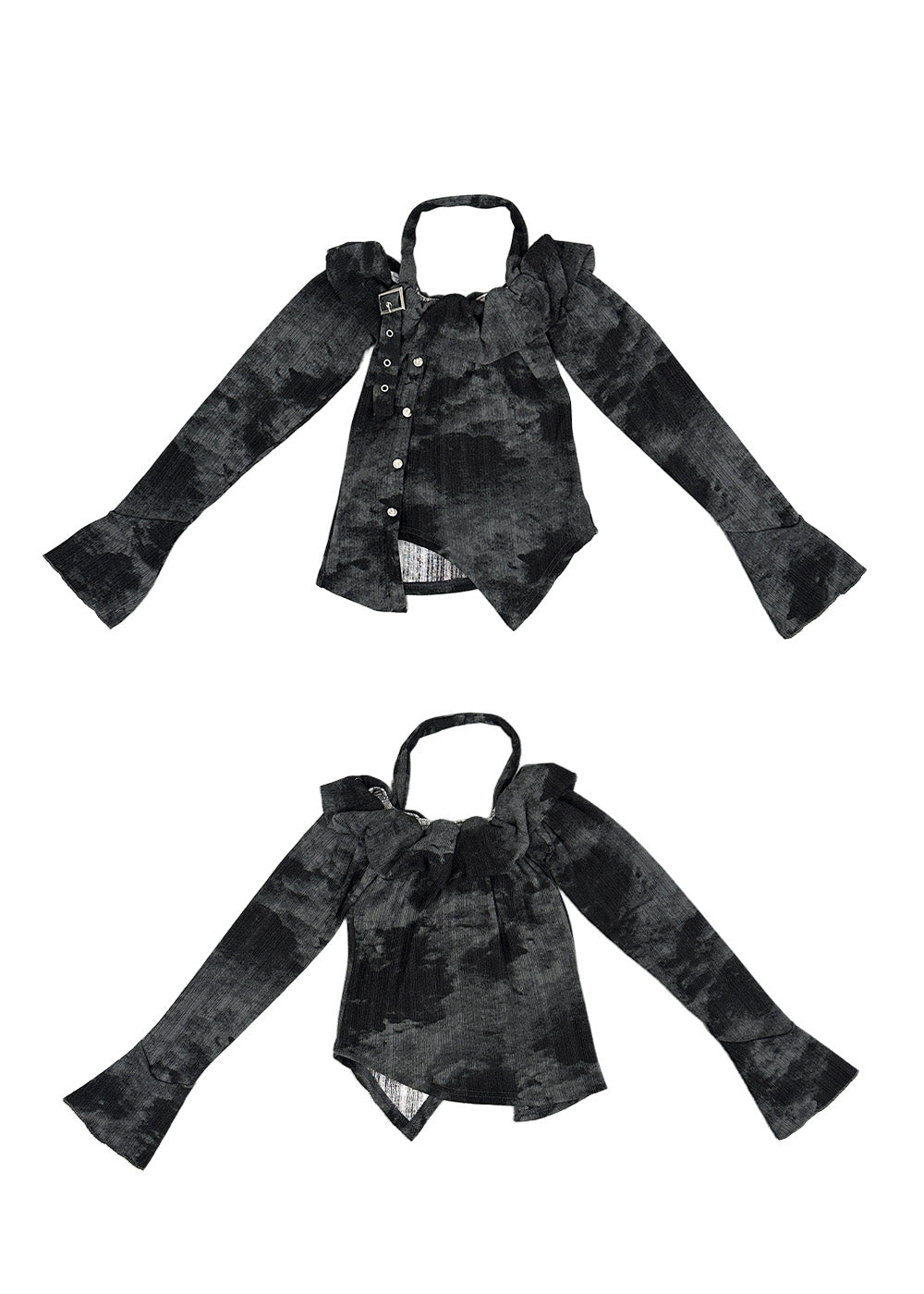 ホルターネックショルダートップス