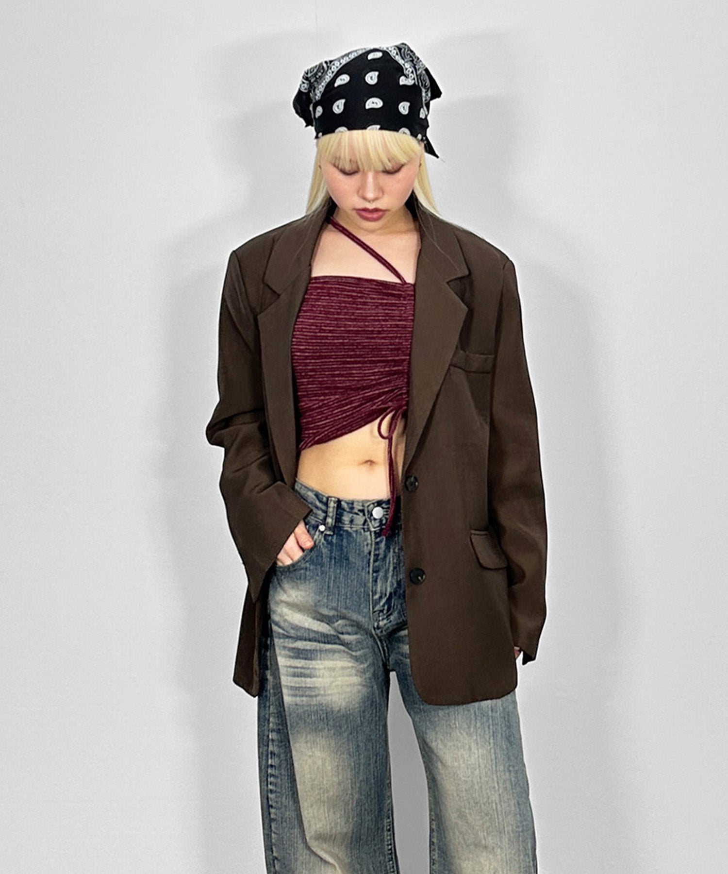 ロイヤルシャーリングニット