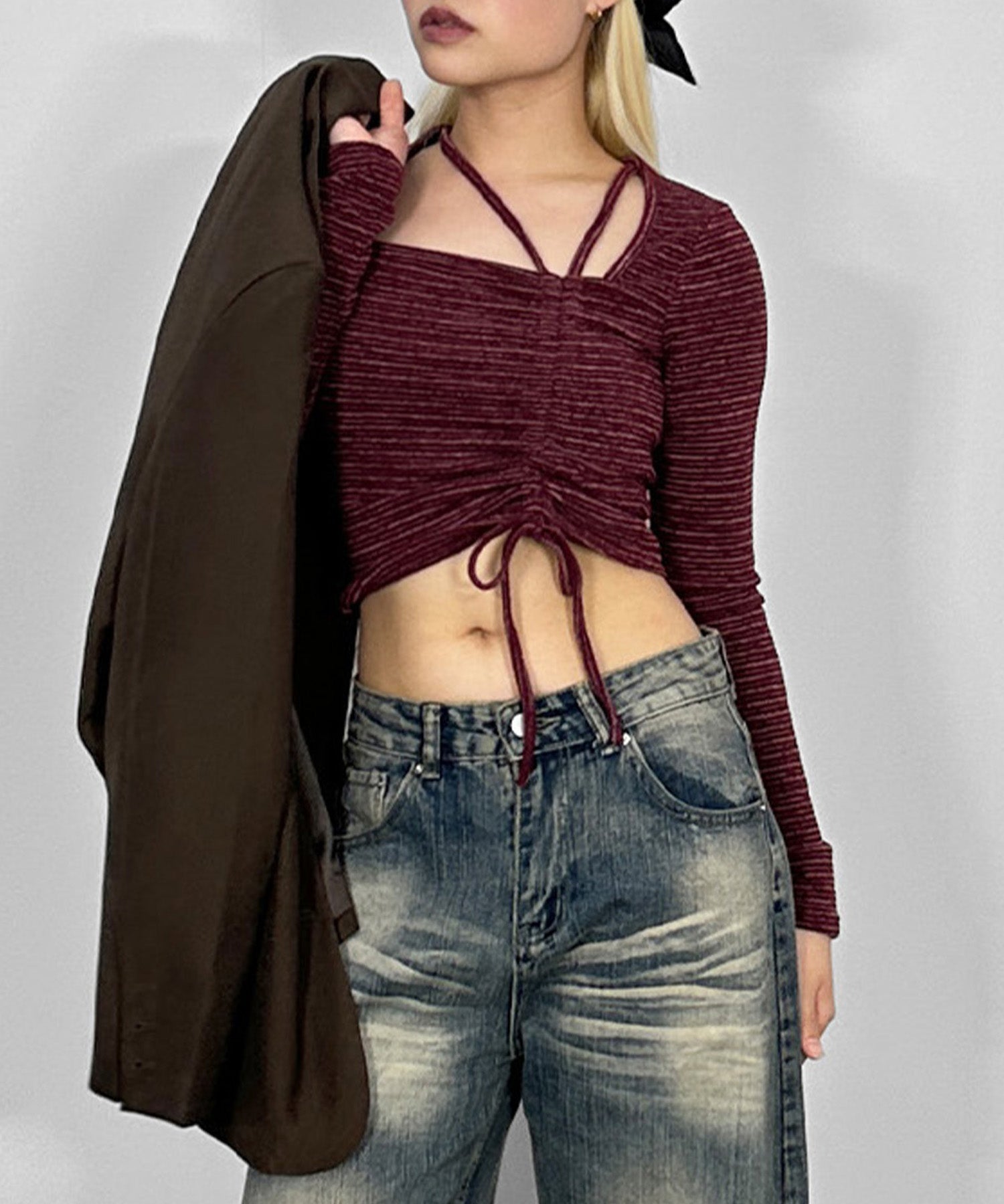 ロイヤルシャーリングニット