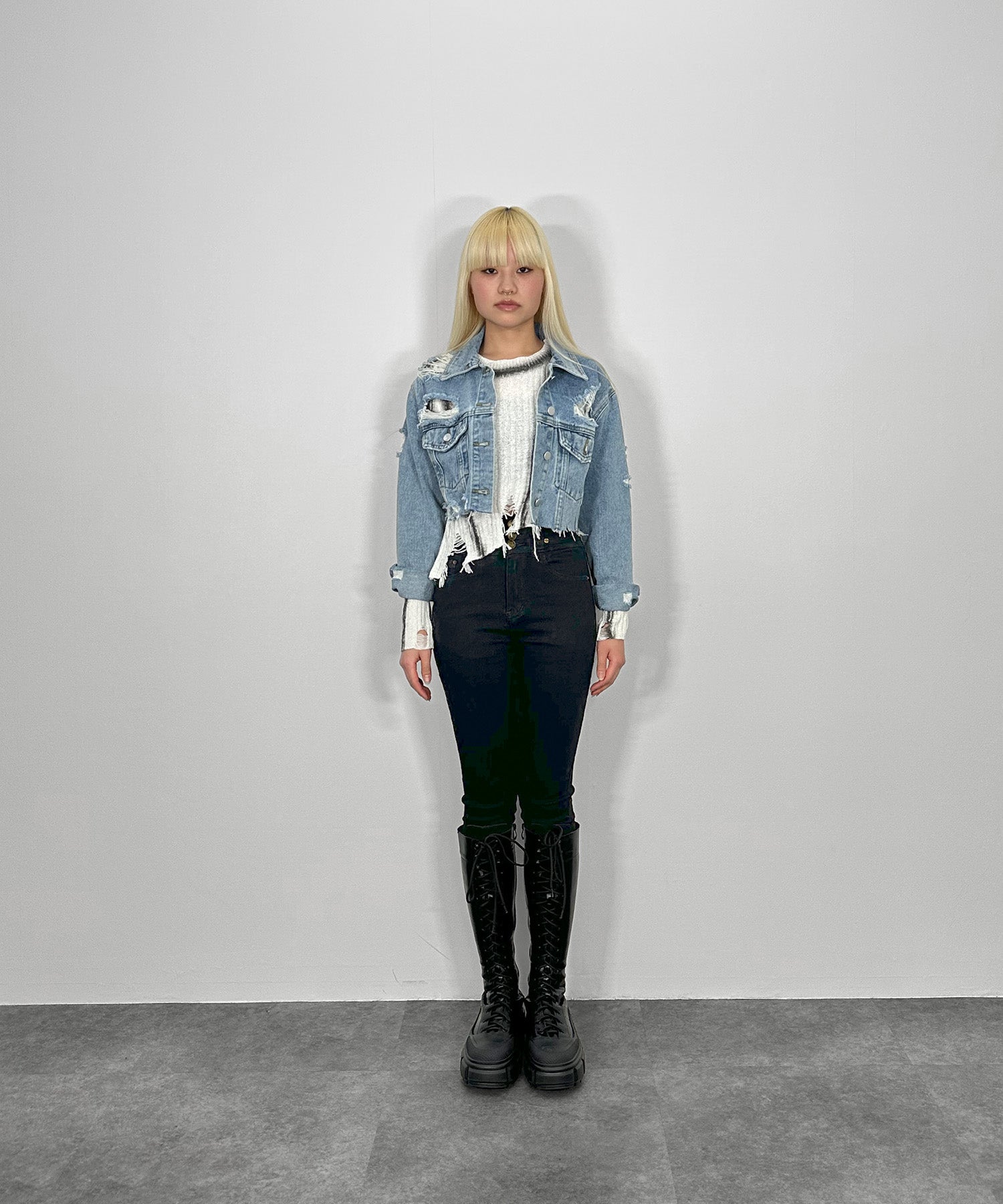 RAWCUT H/W スキニー