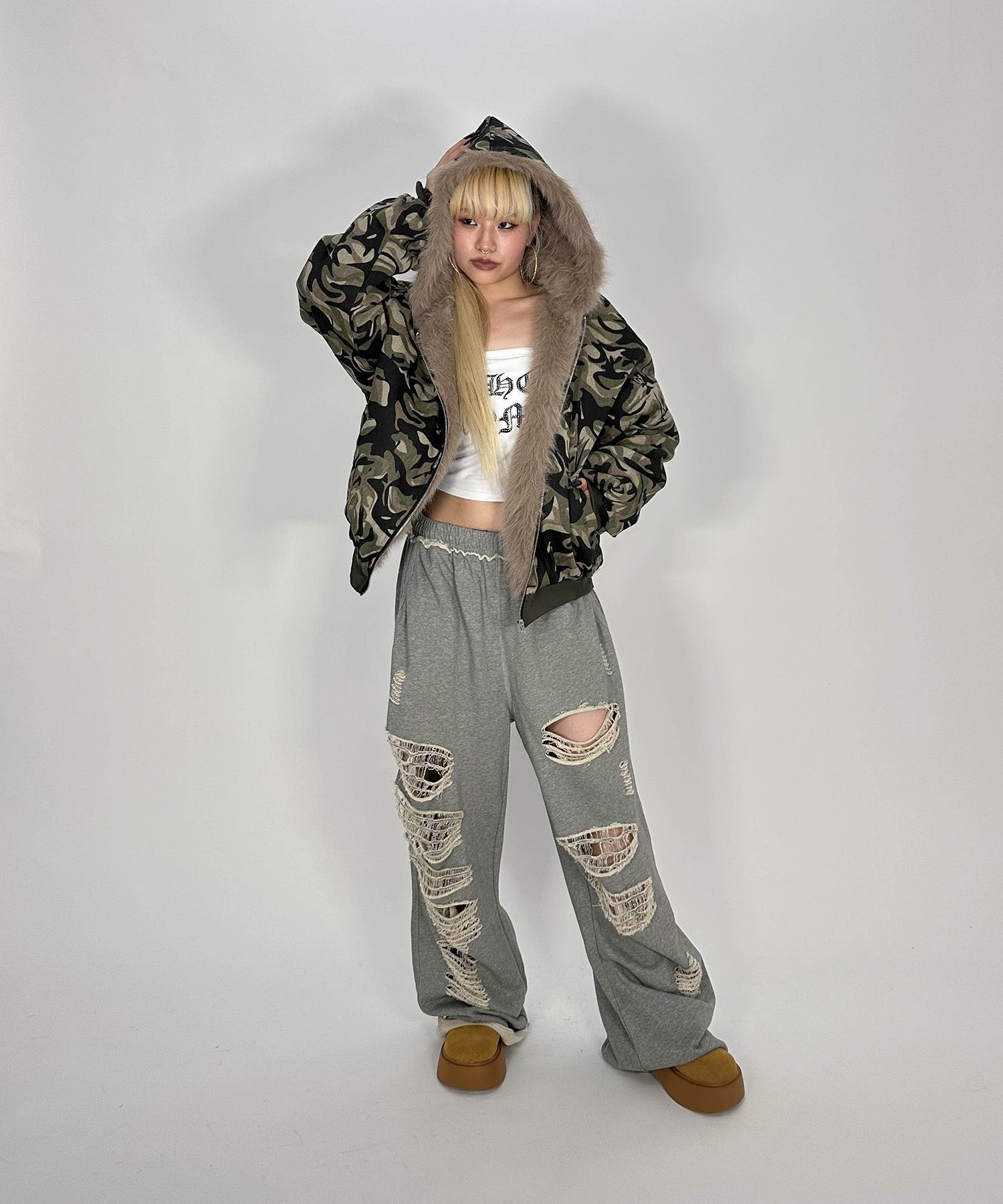 カモフラファージャケット