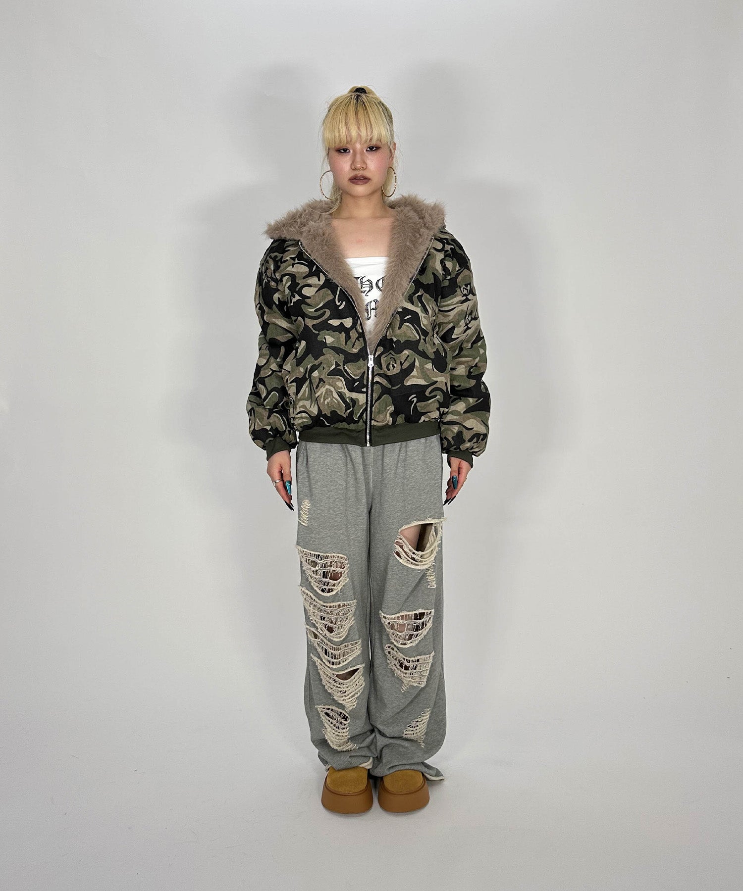 カモフラファージャケット