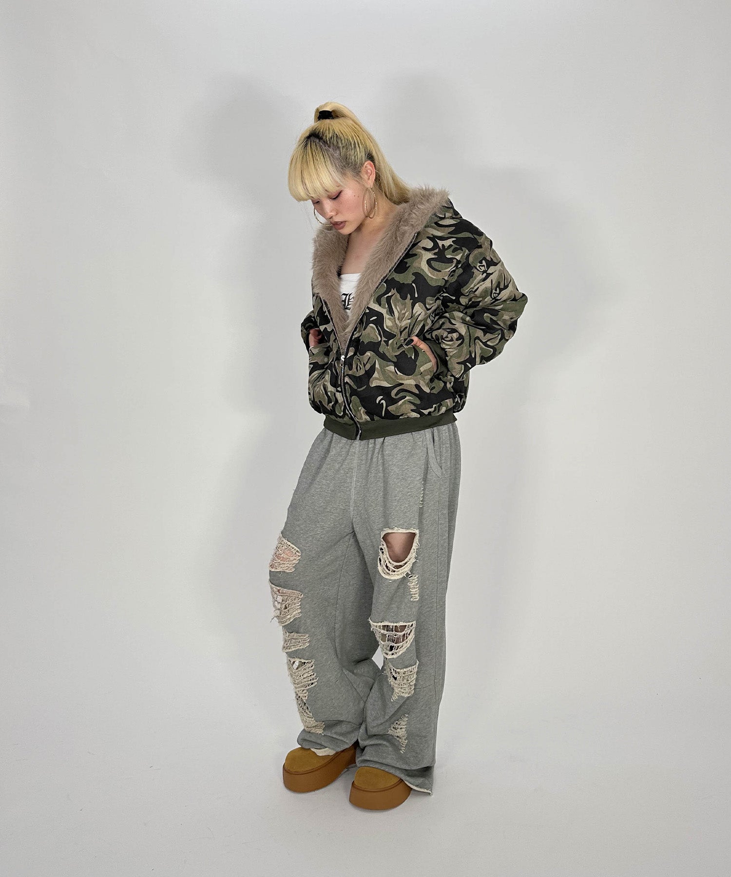 カモフラファージャケット