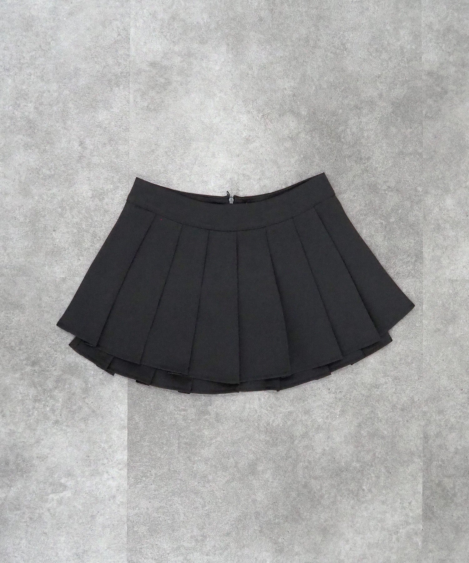 レイヤードプリーツスカート