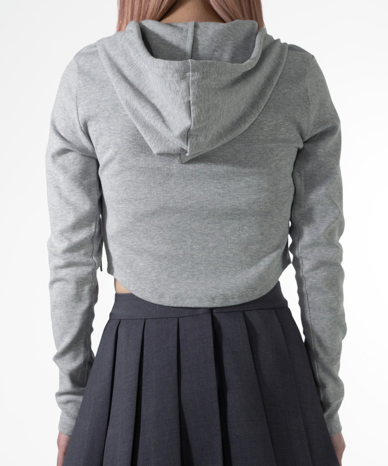 ダブルジップフードパーカー