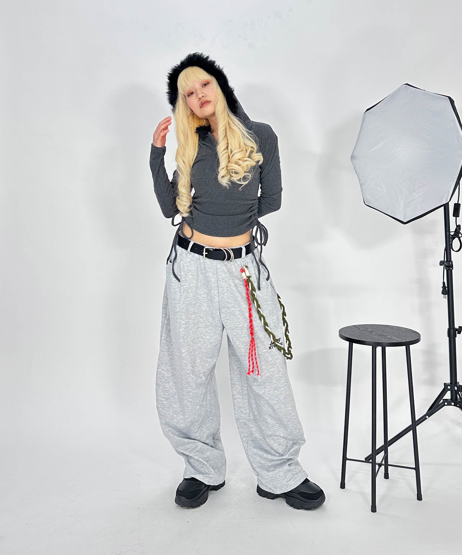 y2kバギースウェットパンツ