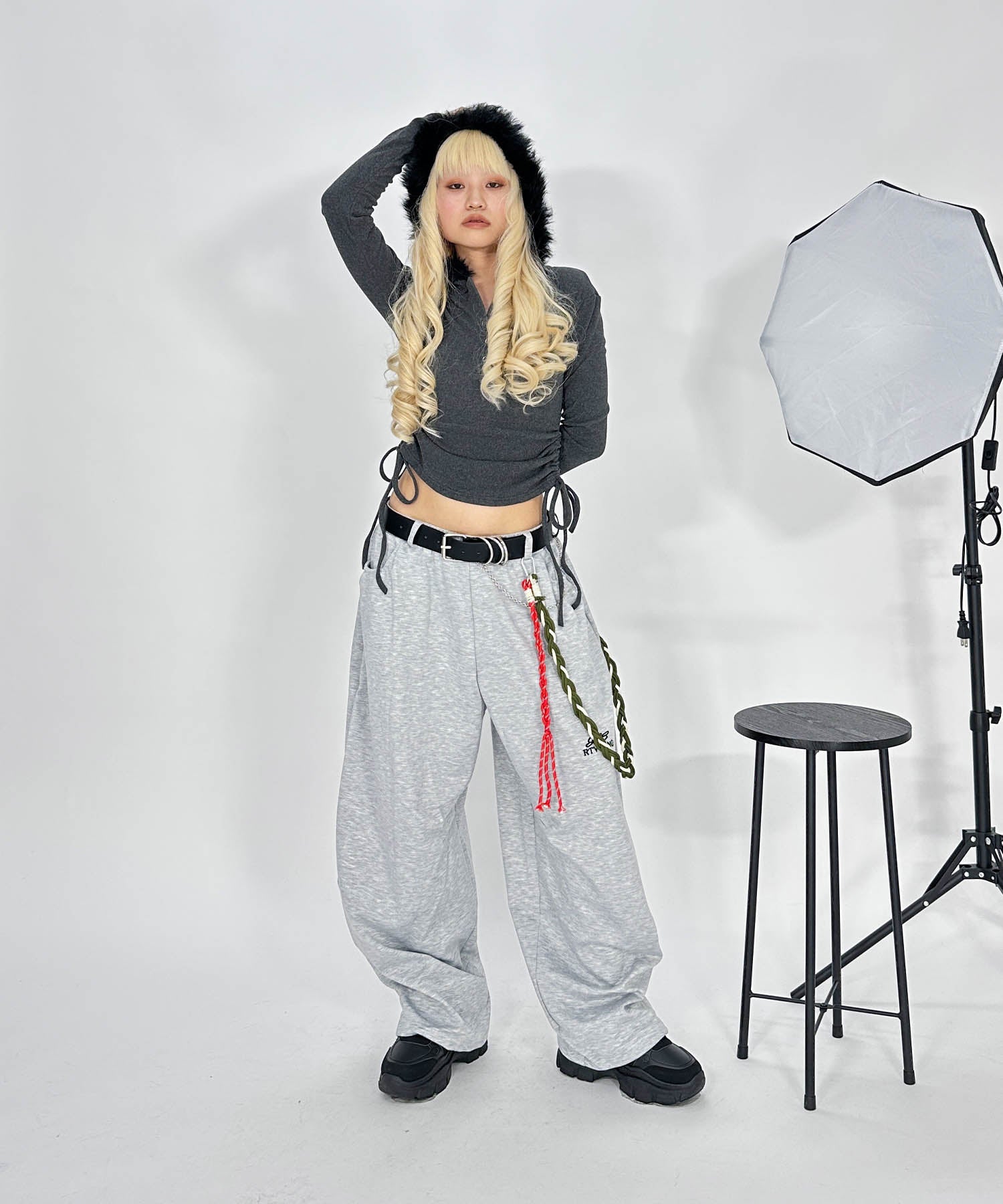 y2kバギースウェットパンツ