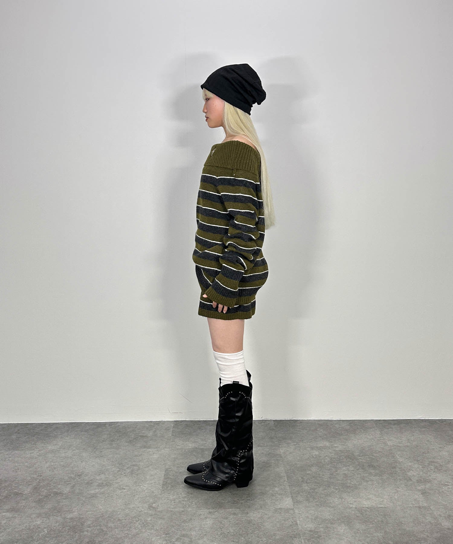 ボーダーニットセットアップ