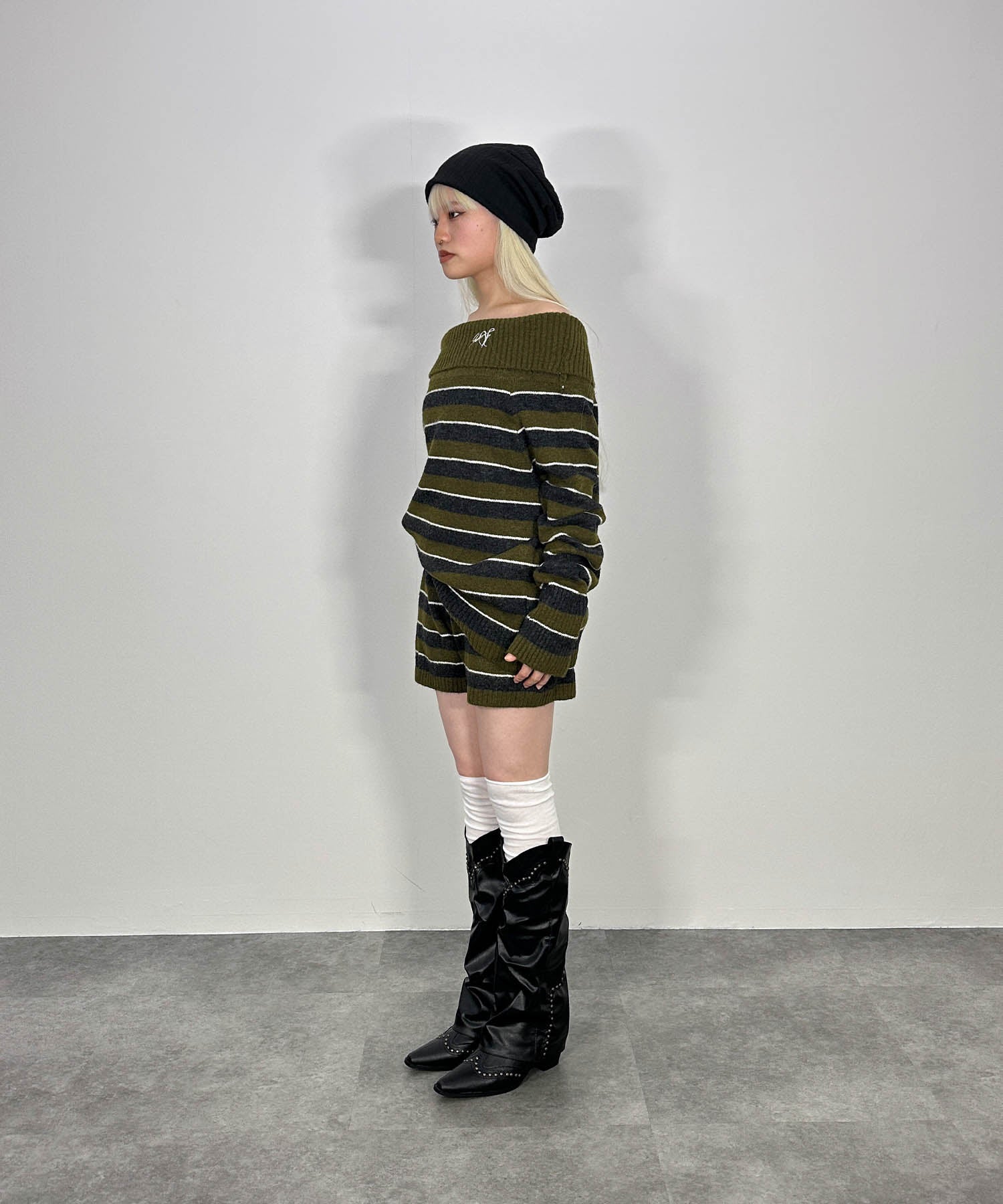 ボーダーニットセットアップ