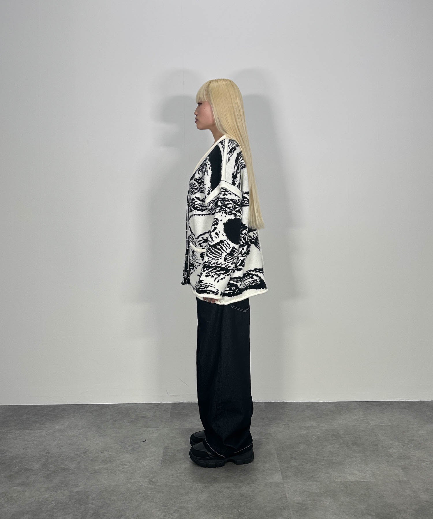 リバーストーンニットカーディガン