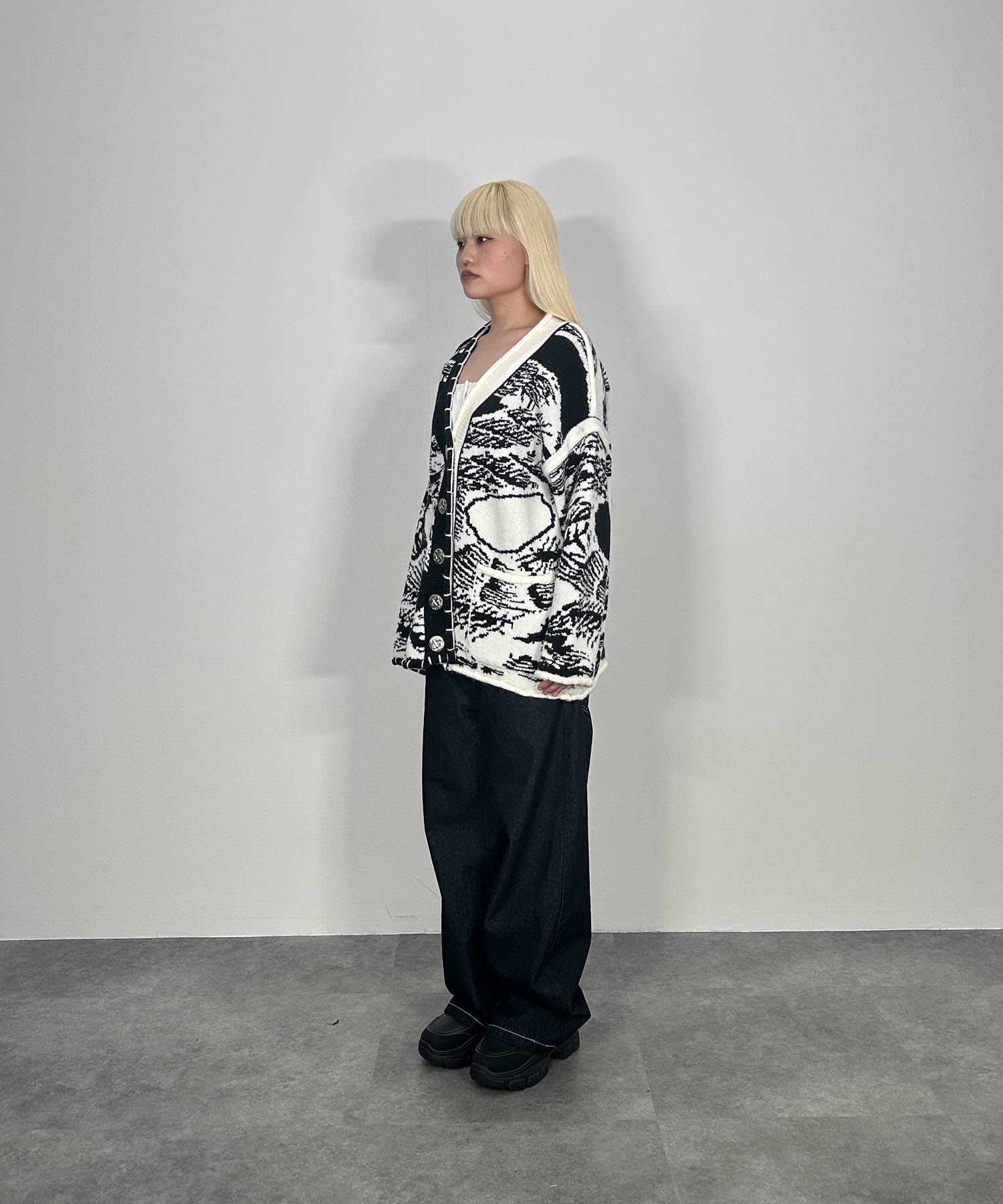 リバーストーンニットカーディガン