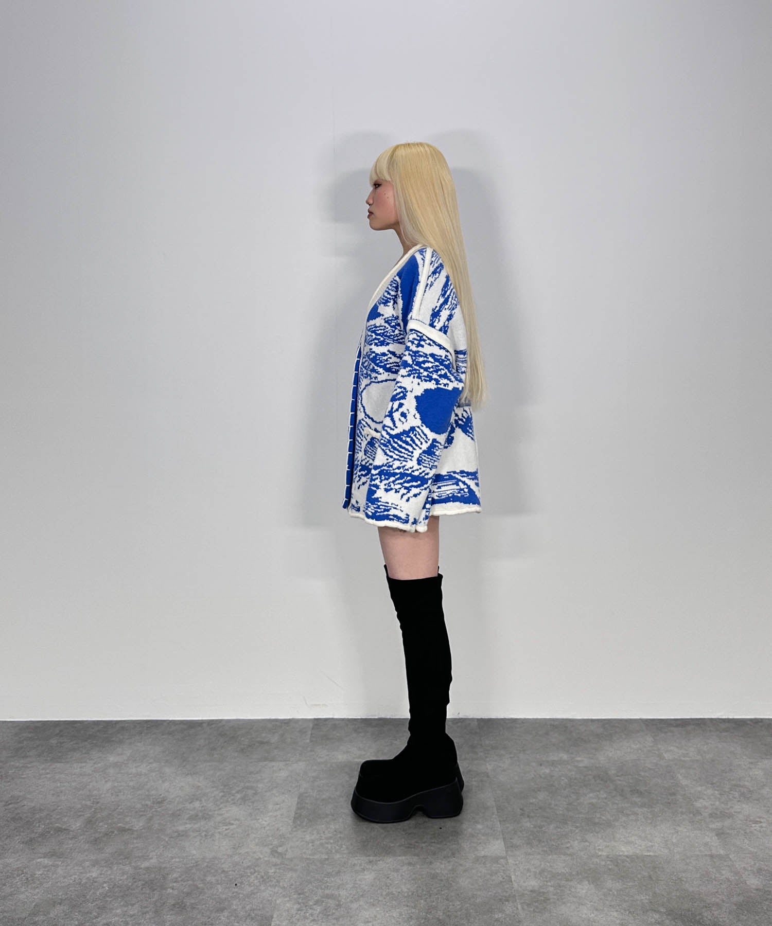 リバーストーンニットカーディガン