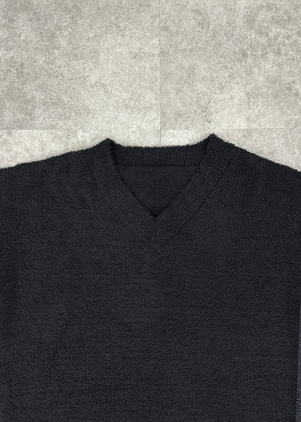 Vネックオーバーニットセットアップ