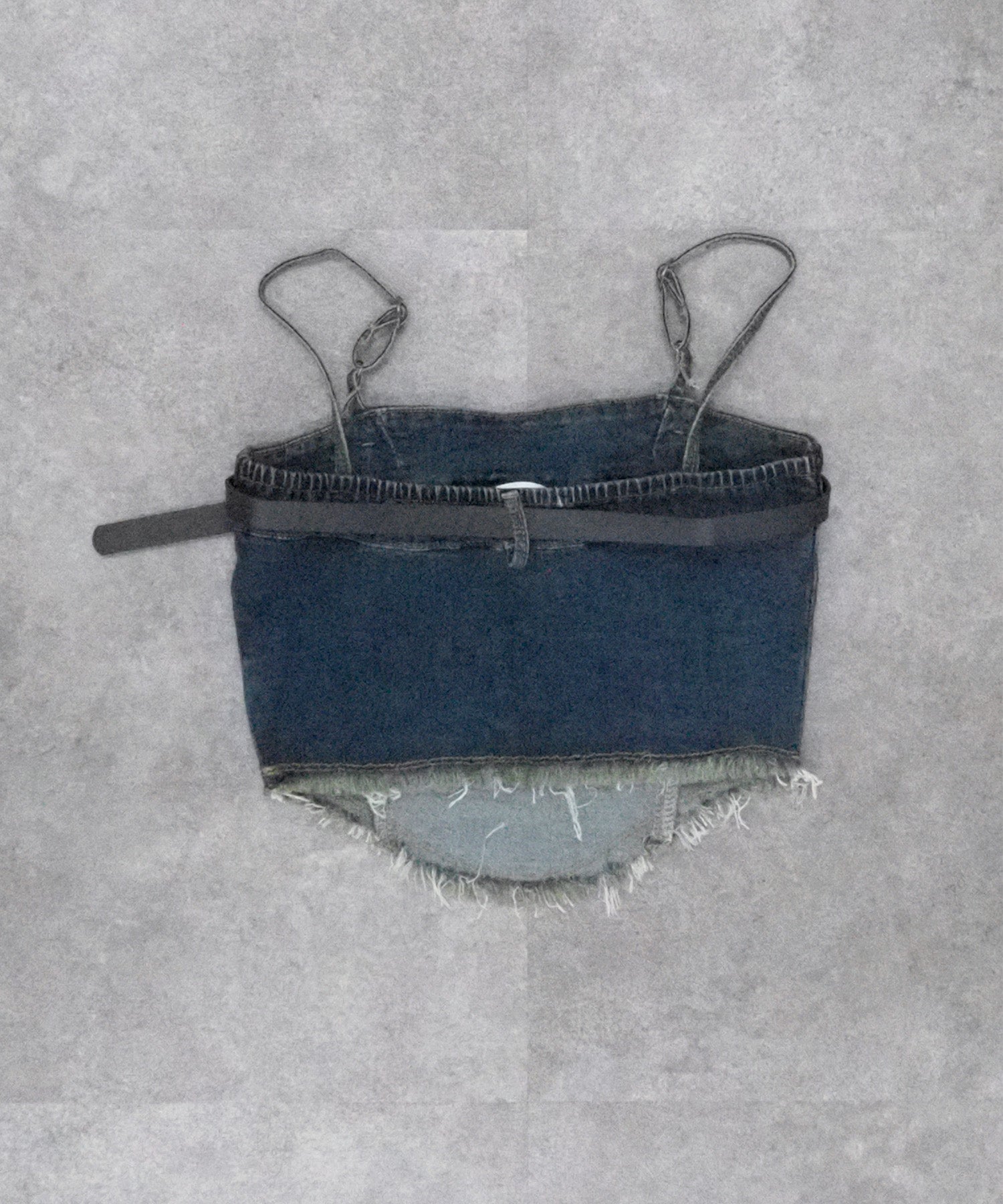 シンプルデニムビスチェ