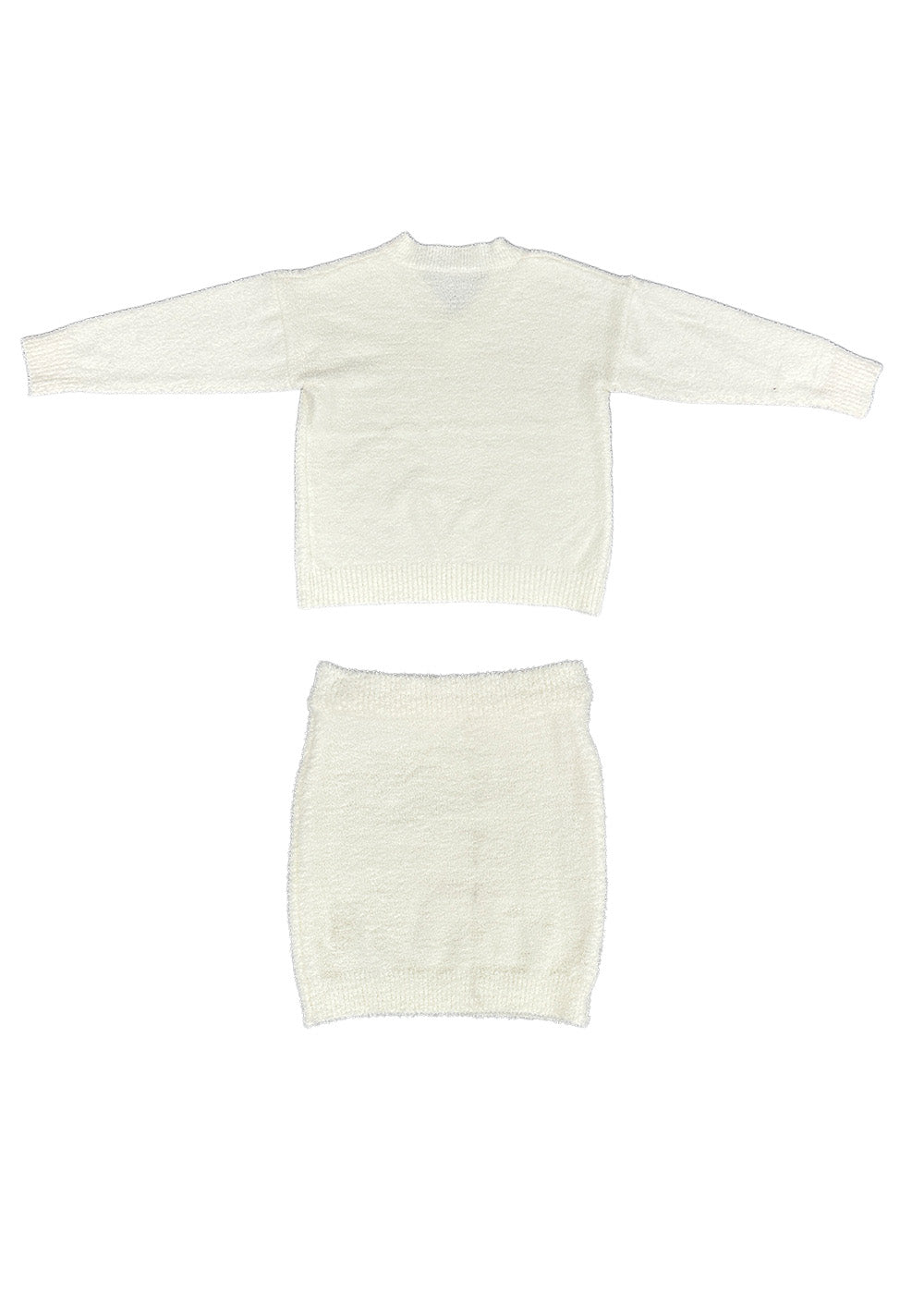 Vネックオーバーニットセットアップ