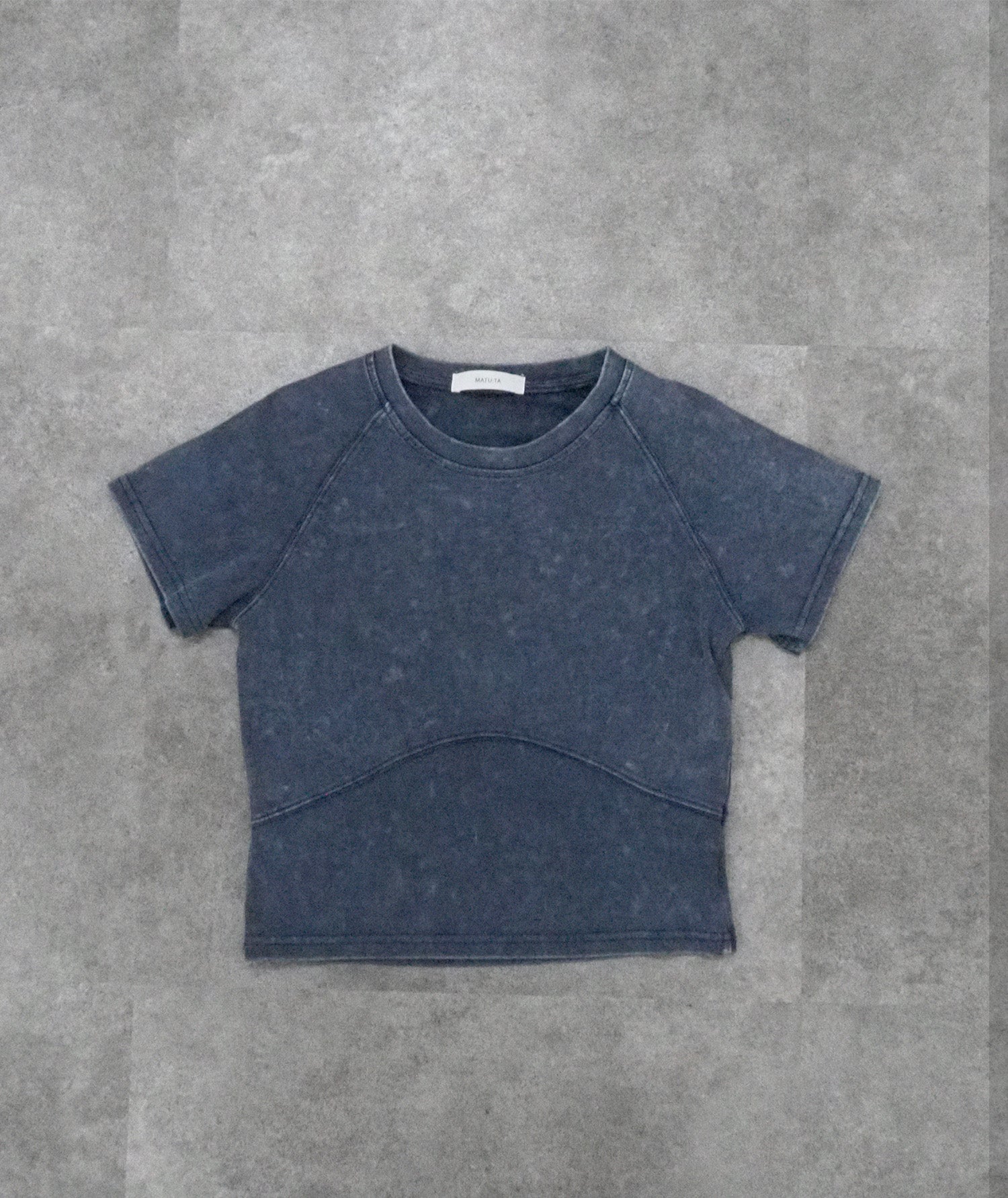 切替ウォッシュドTシャツ