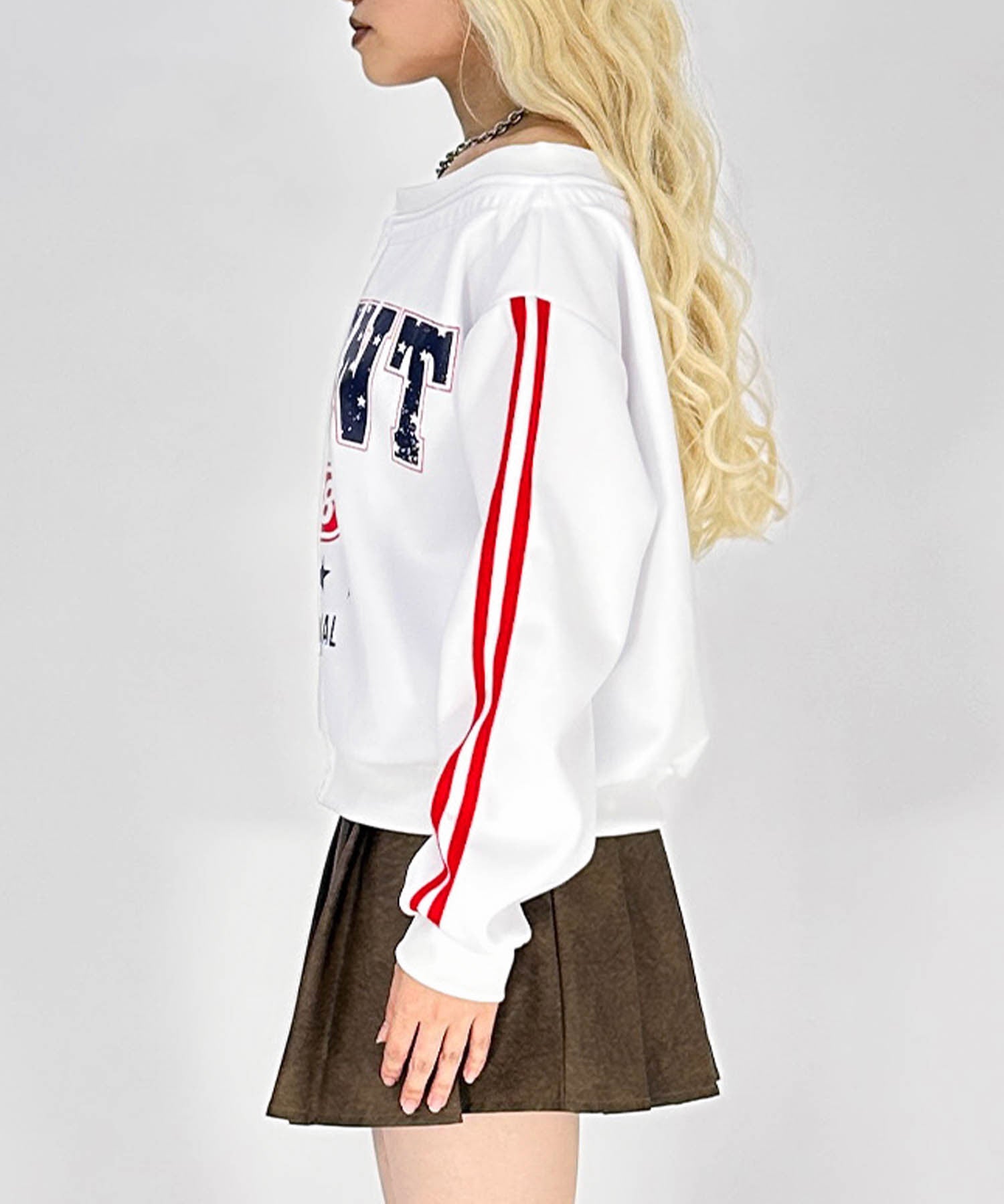 ジップアップオフショルTARENTスウェット