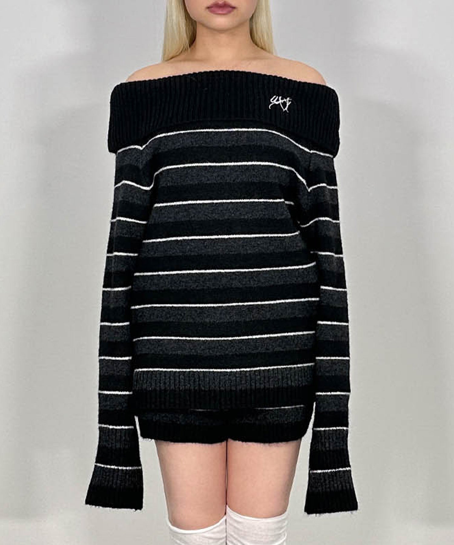 ボーダーニットセットアップ