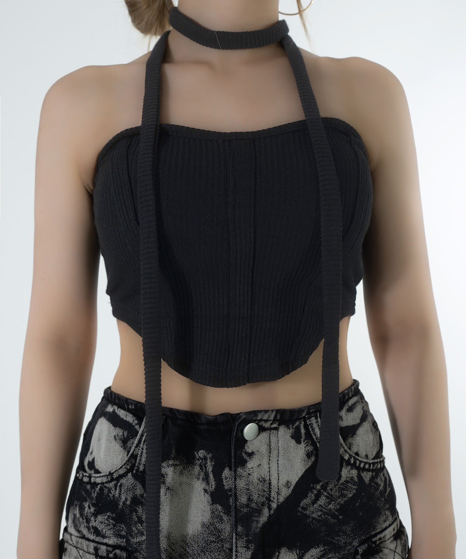 カップ付きチューブトップ