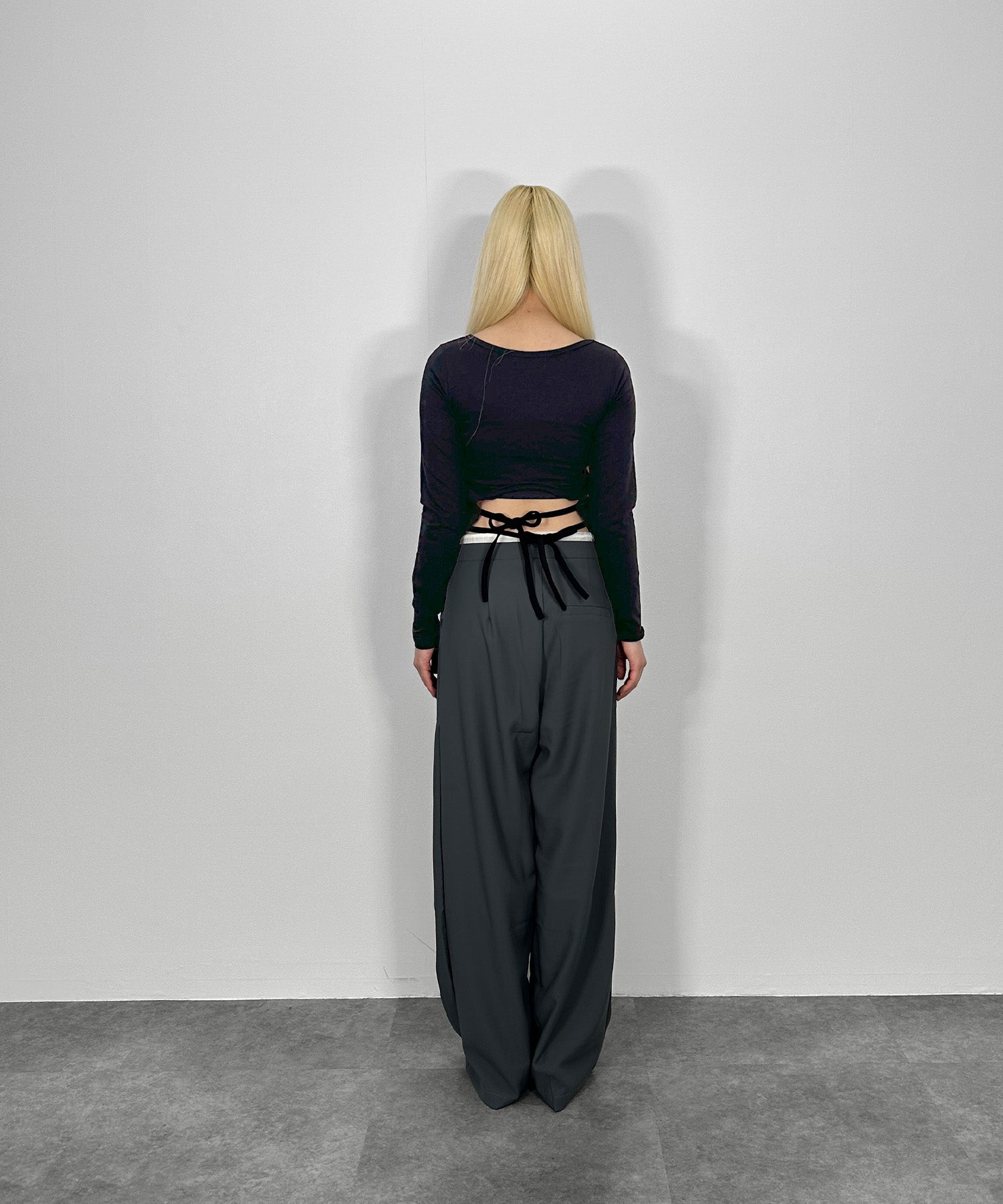 ウエストレイヤードスラックス