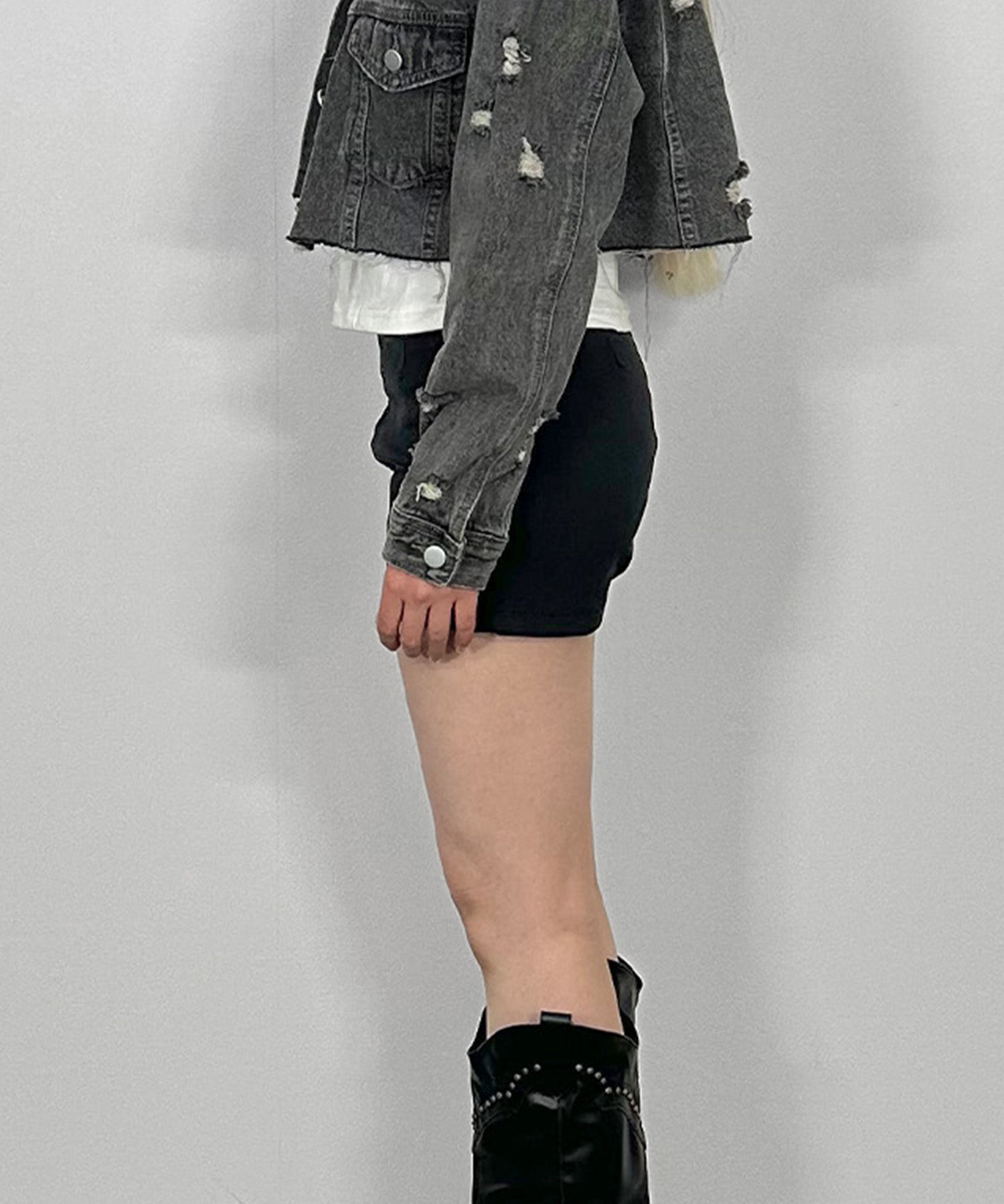 ブラックH/Wショートパンツ