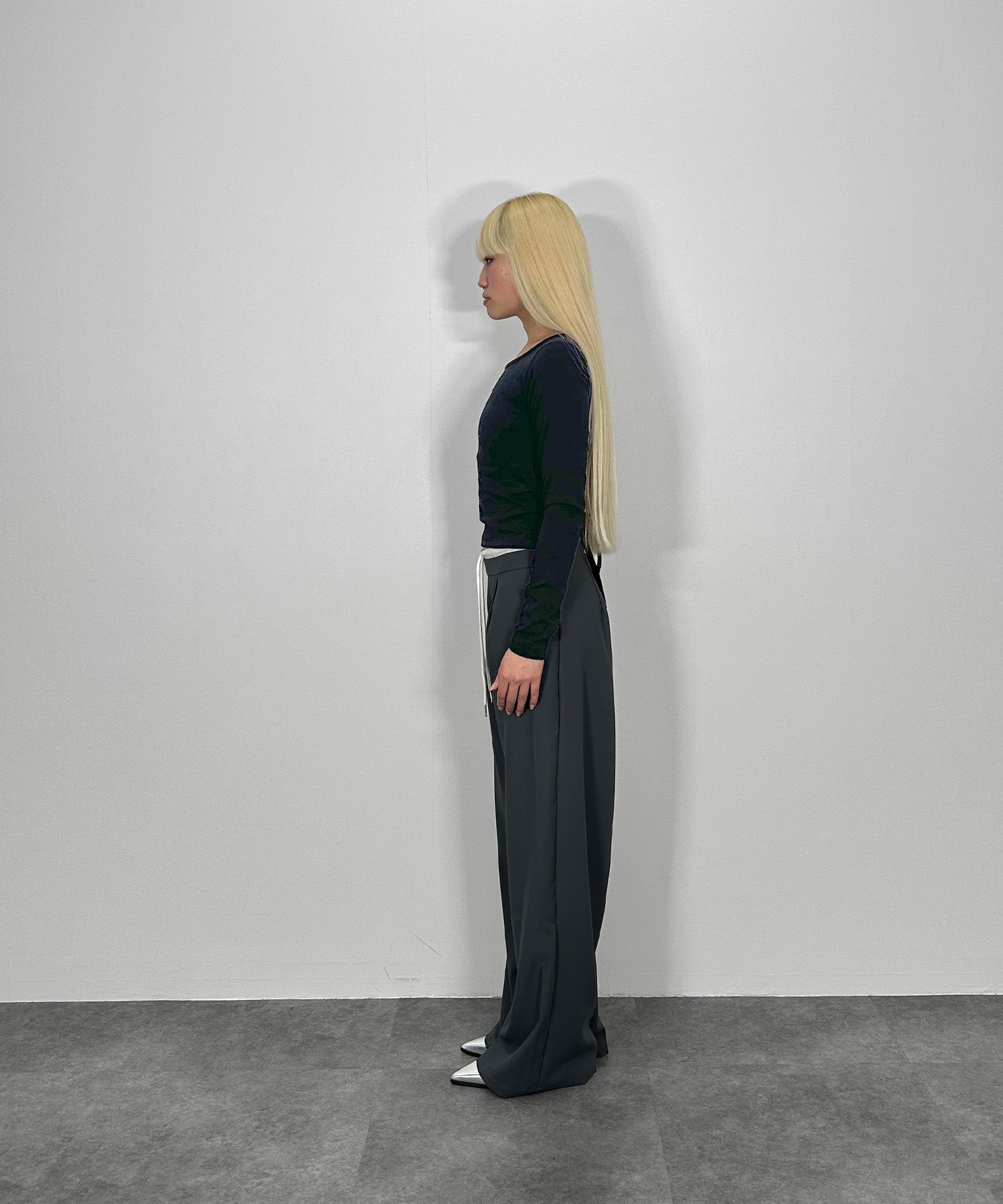 ウエストレイヤードスラックス