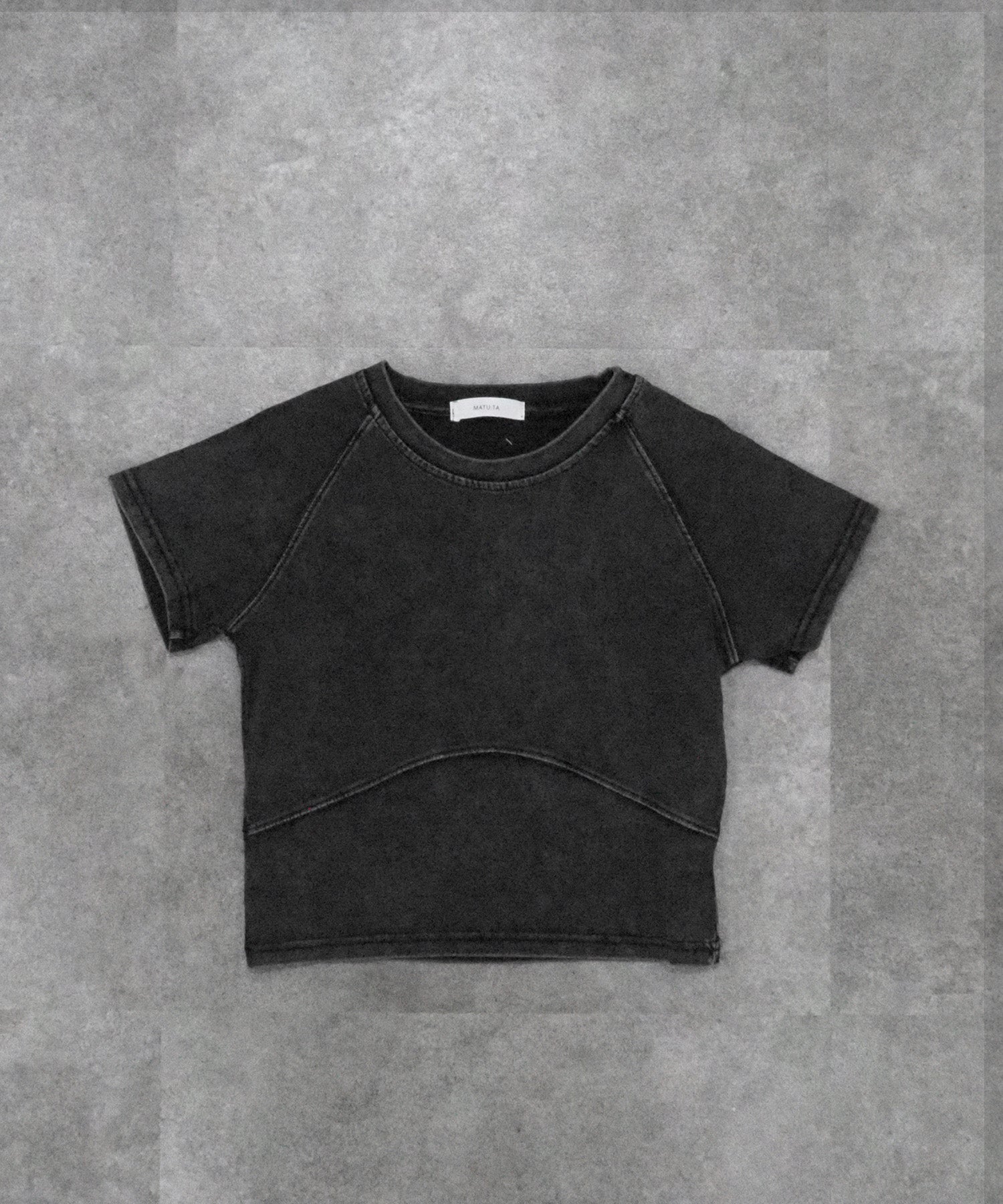 切替ウォッシュドTシャツ