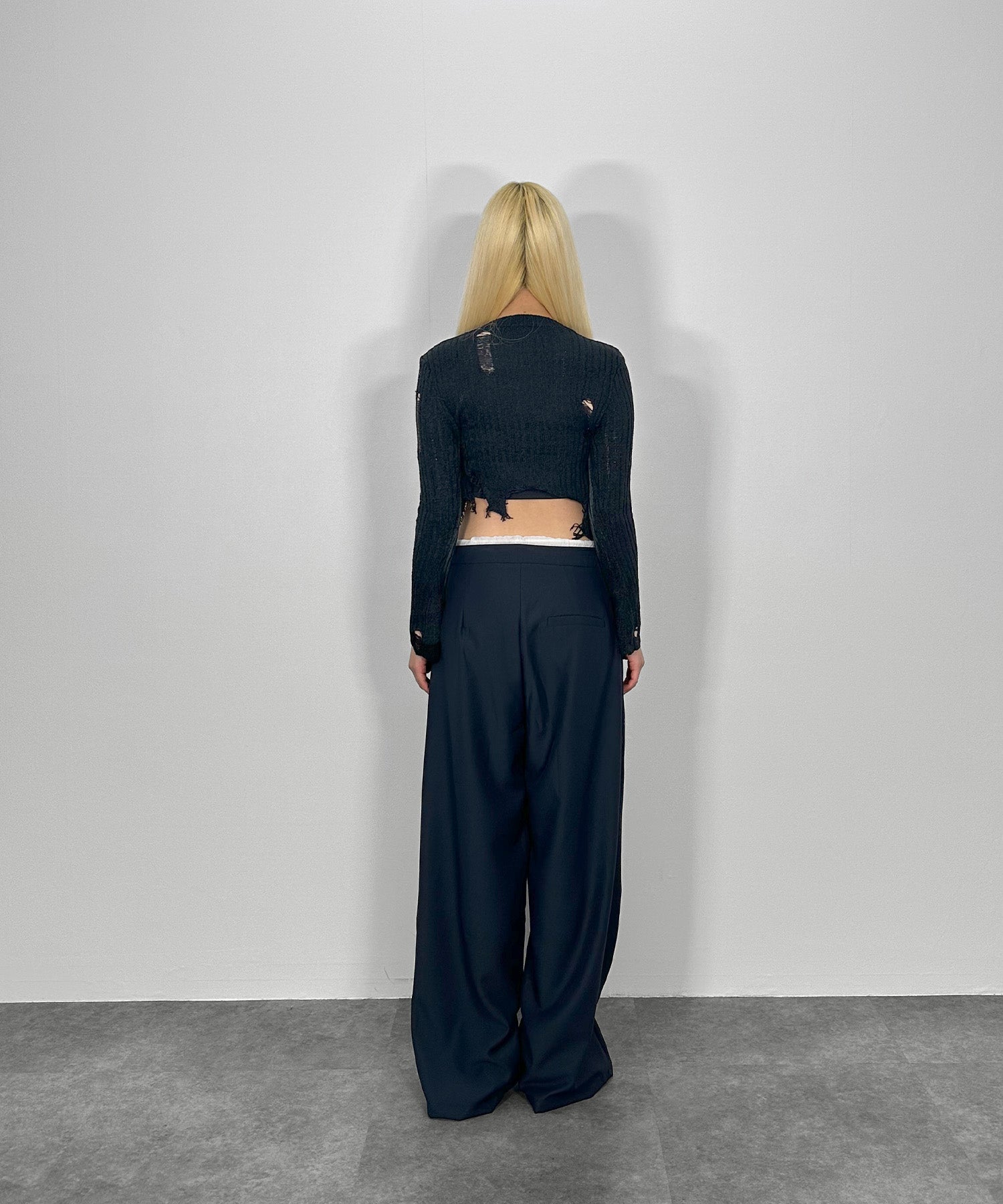 ウエストレイヤードスラックス