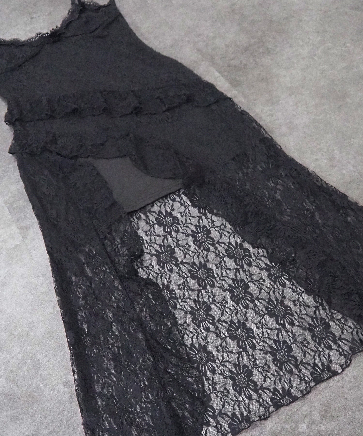 アシンメトリーレースワンピース