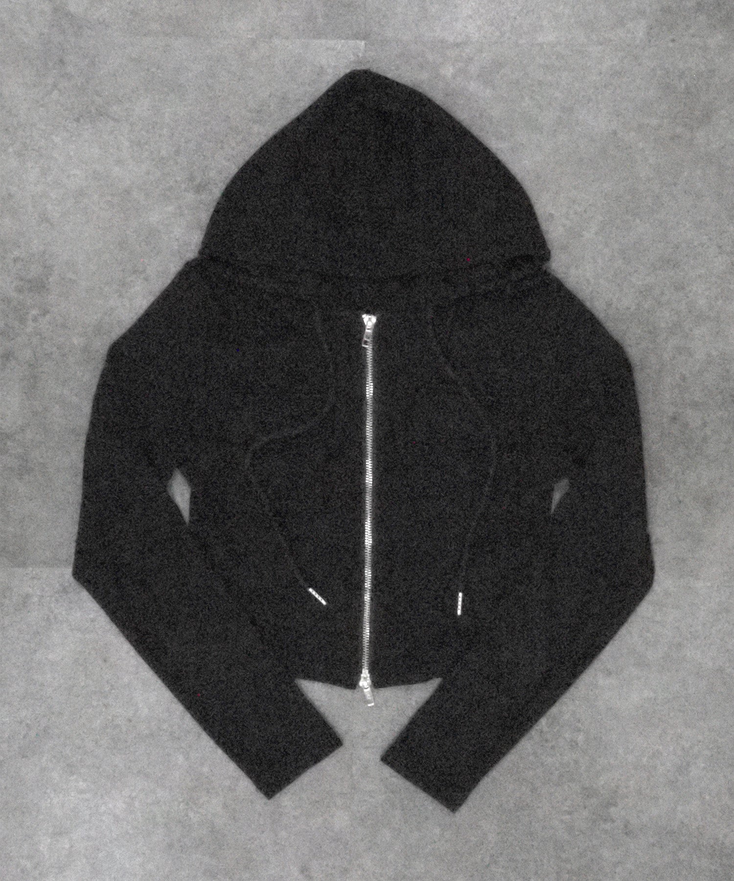 ダブルジップフードパーカー