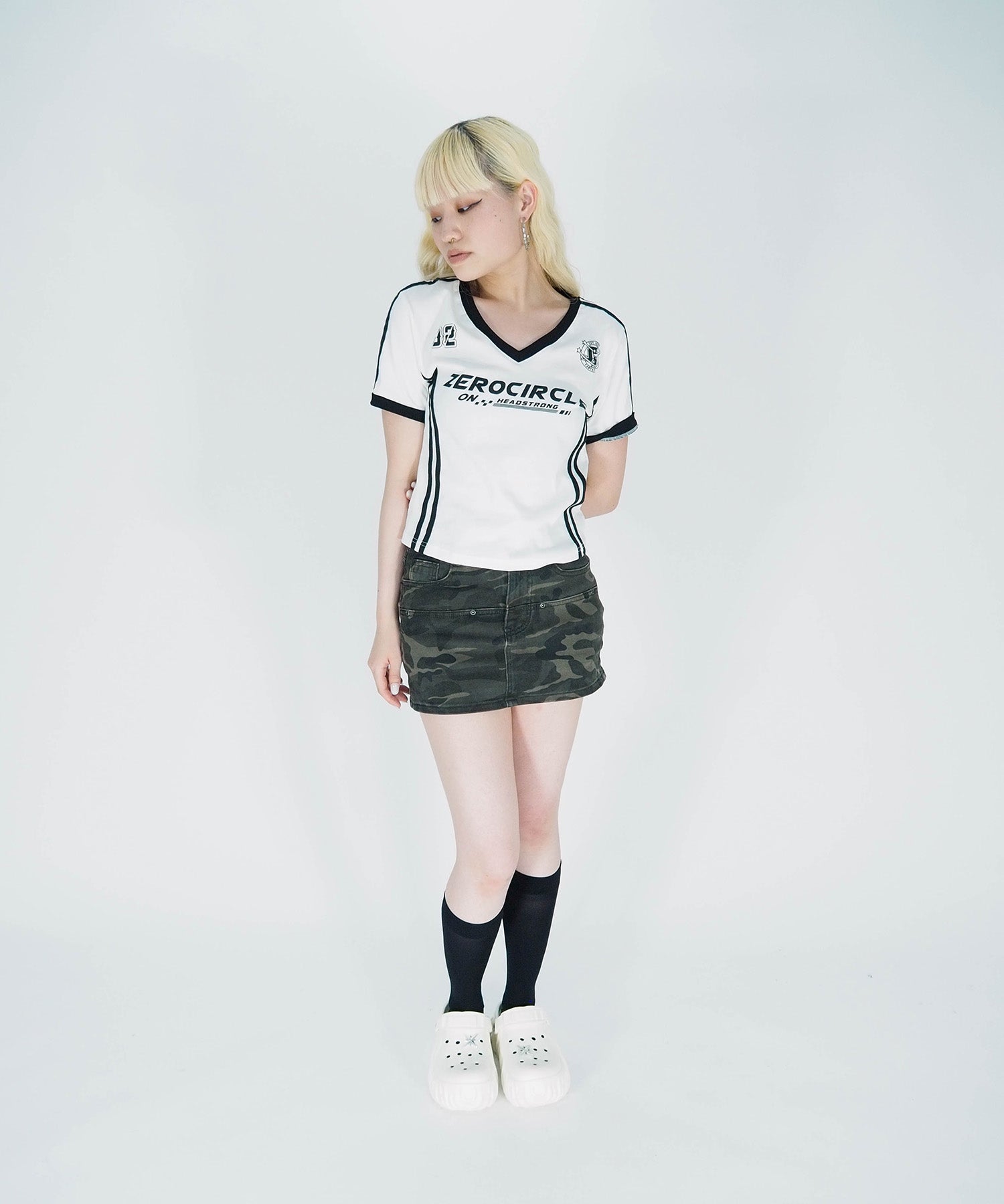 カモ柄ミニスカート