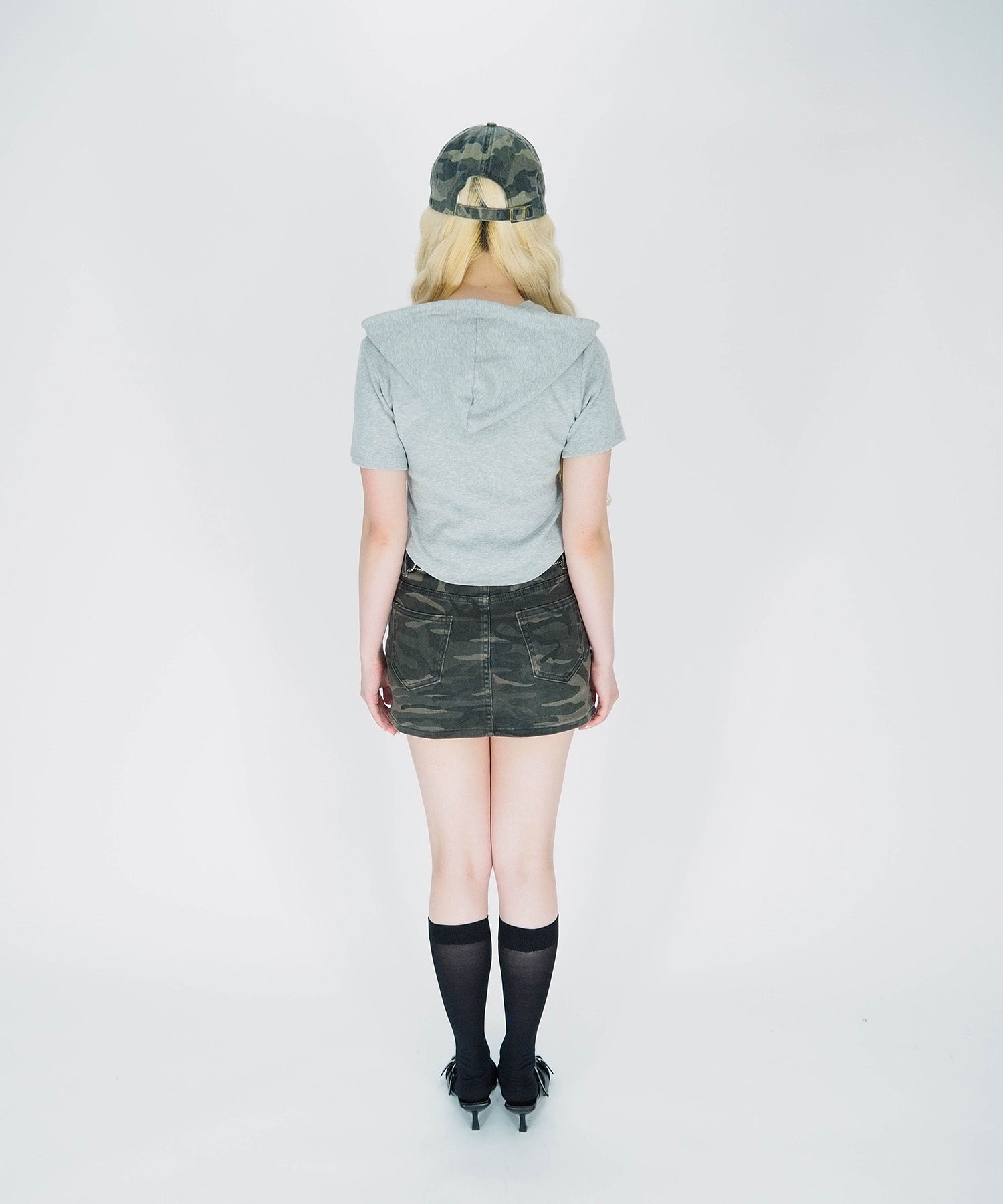 カモ柄ミニスカート