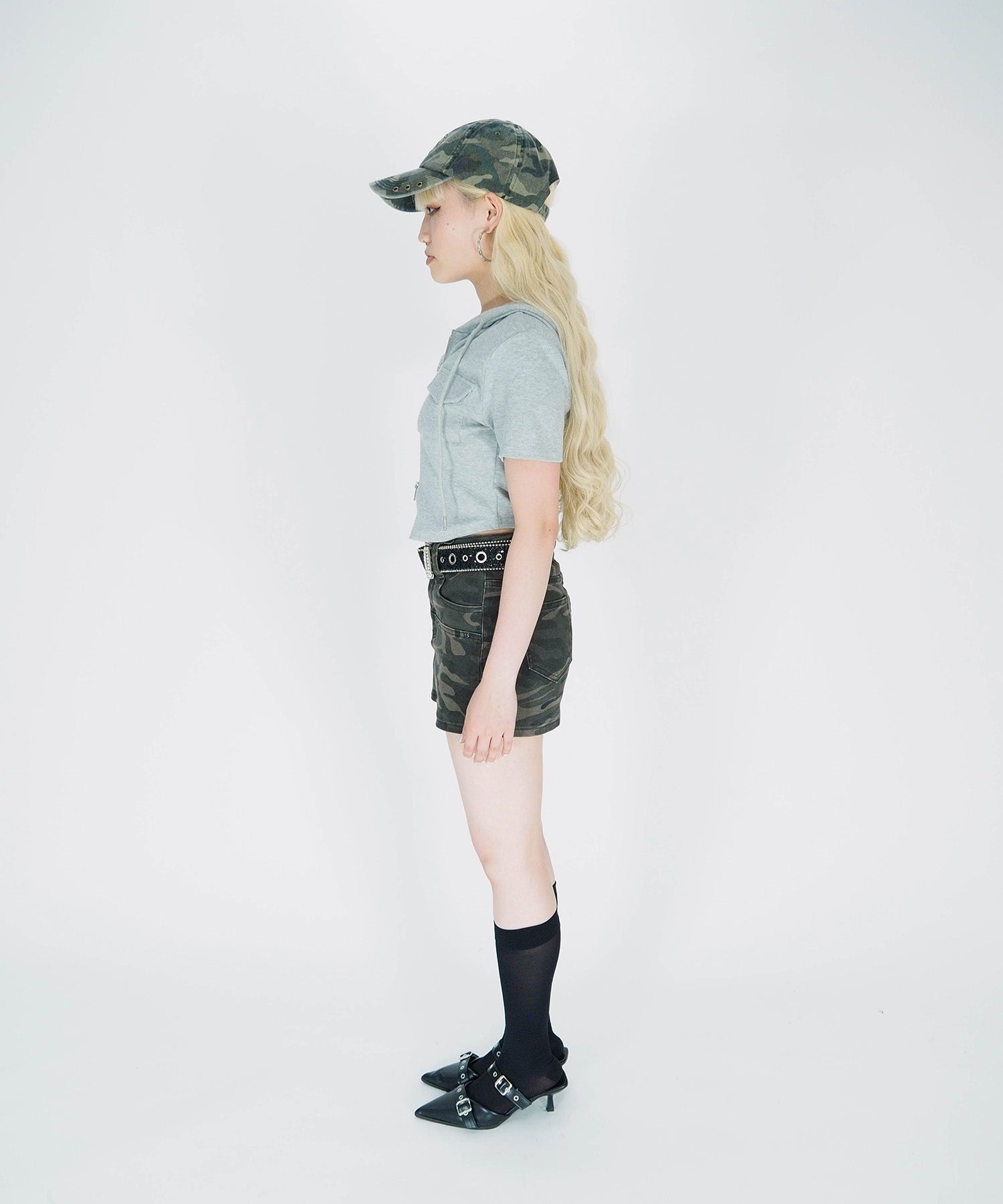 カモ柄ミニスカート