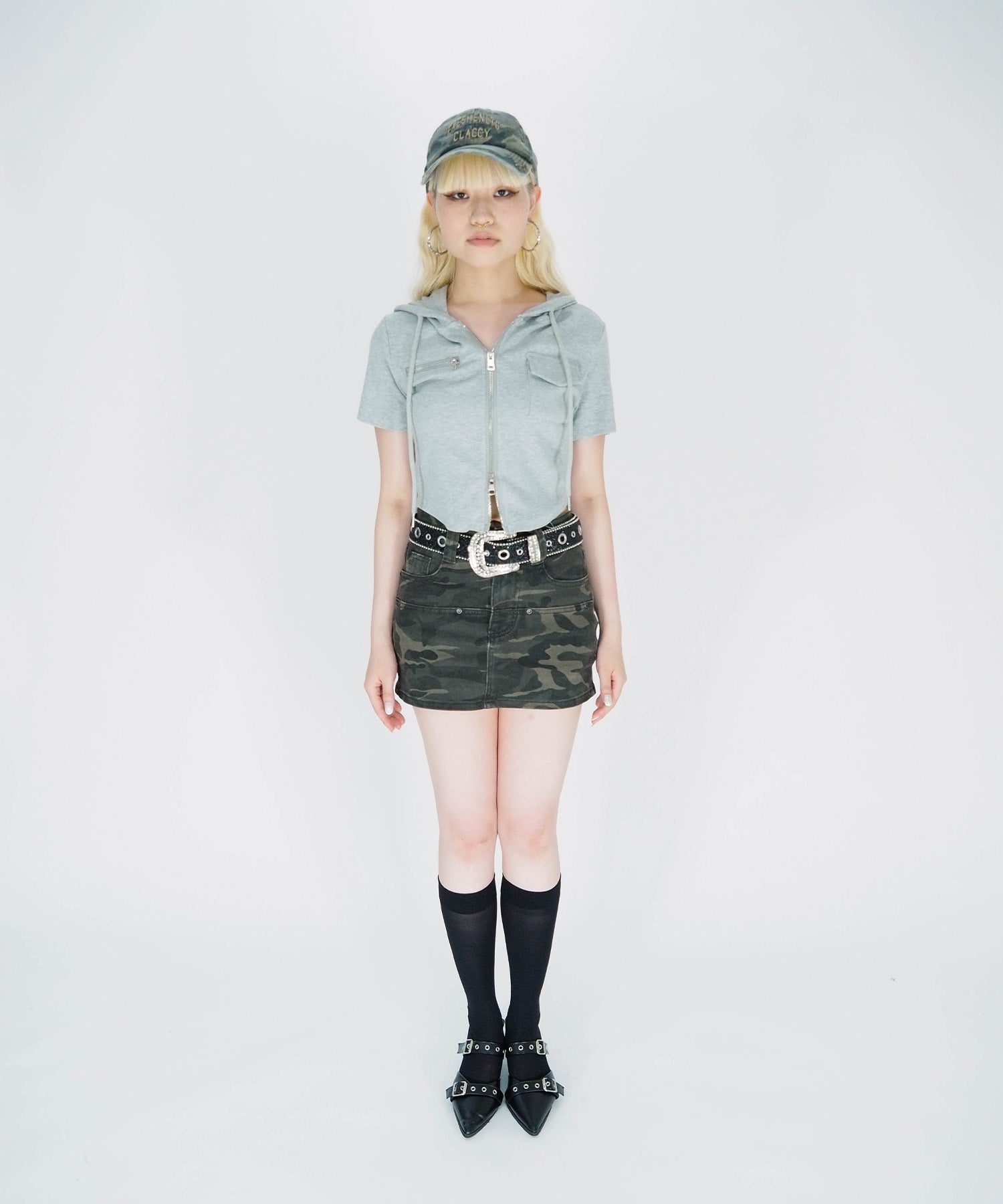 カモ柄ミニスカート