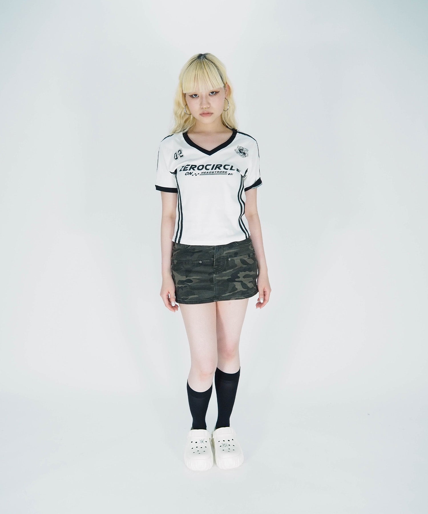 カモ柄ミニスカート