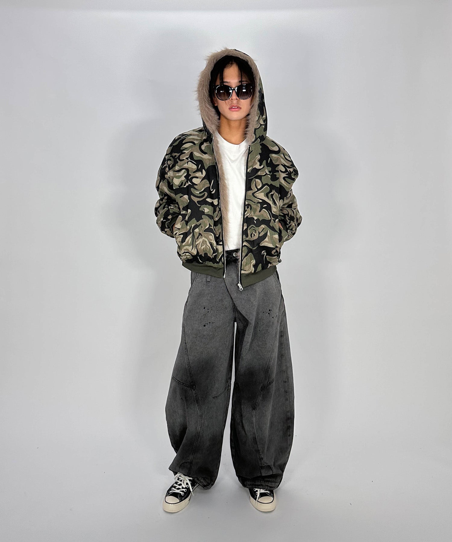 カモフラファージャケット