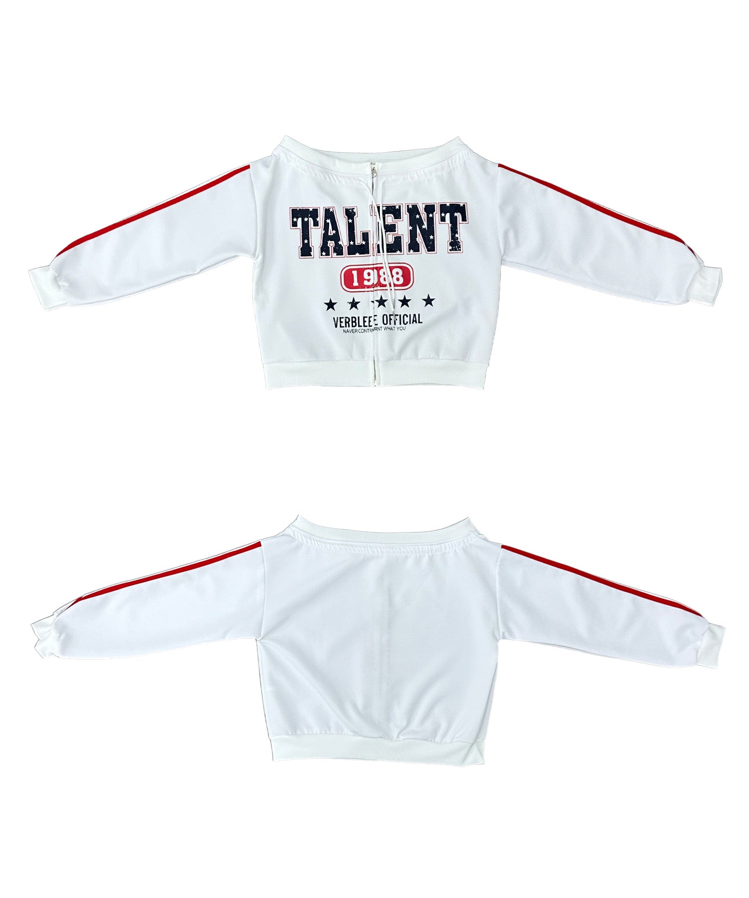 ジップアップオフショルTARENTスウェット