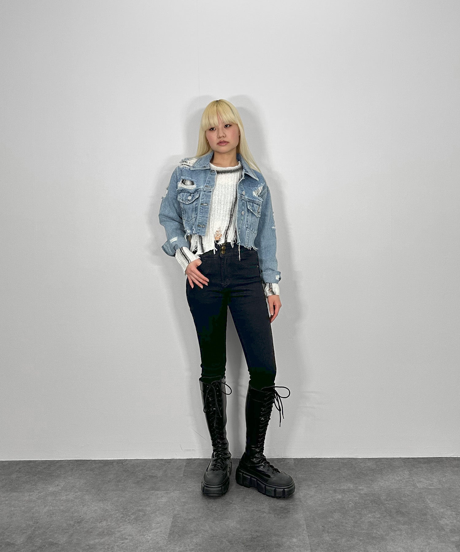 RAWCUT H/W スキニー