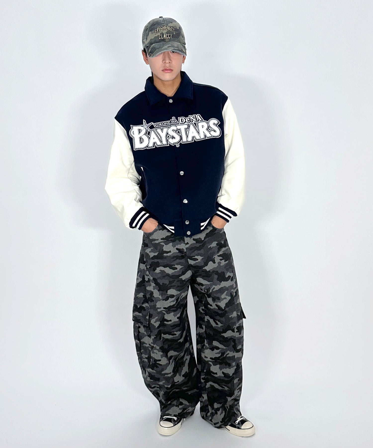 BAYSTARS ライセンス商品] VARSITY JACKET