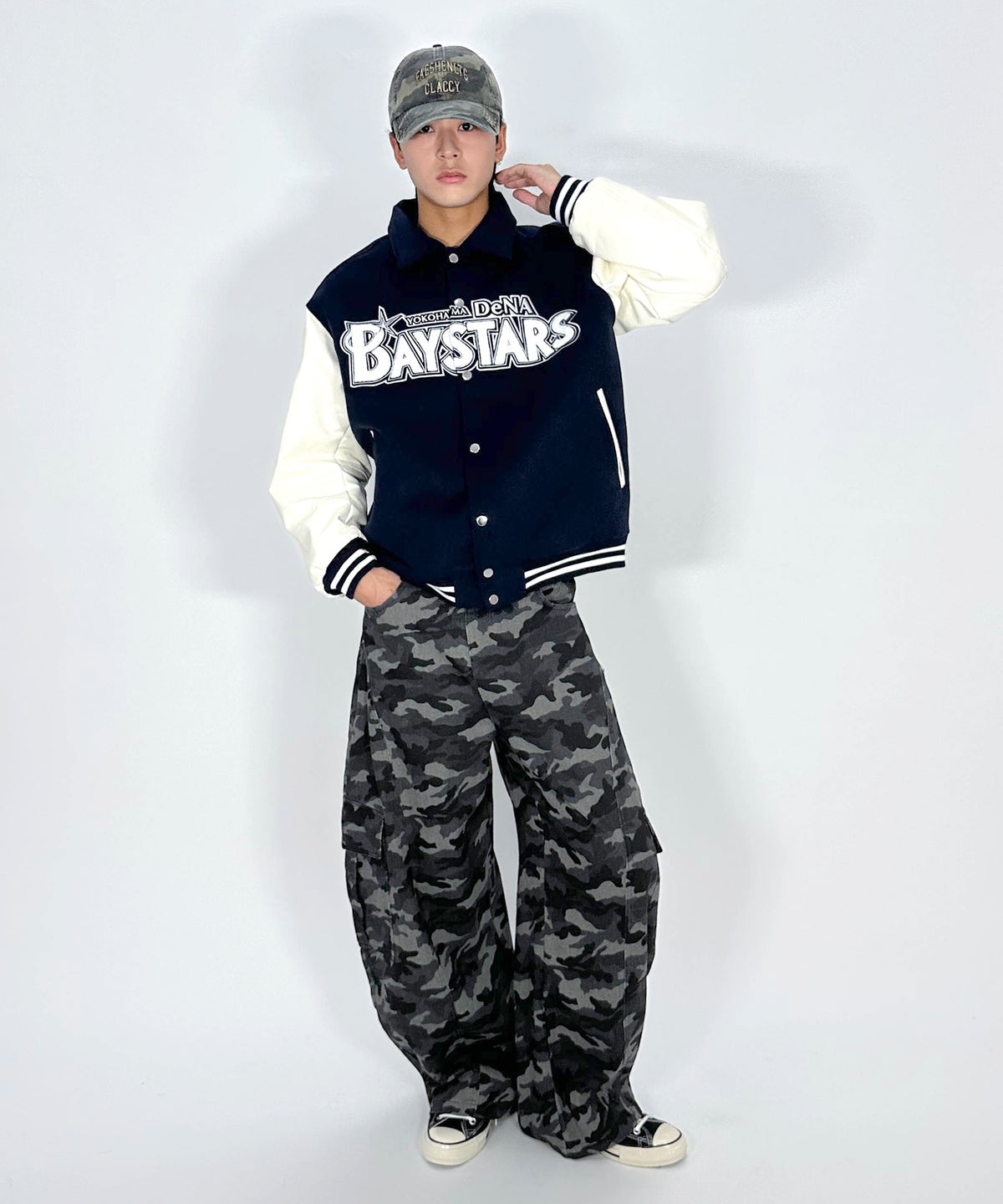 BAYSTARS ライセンス商品] VARSITY JACKET