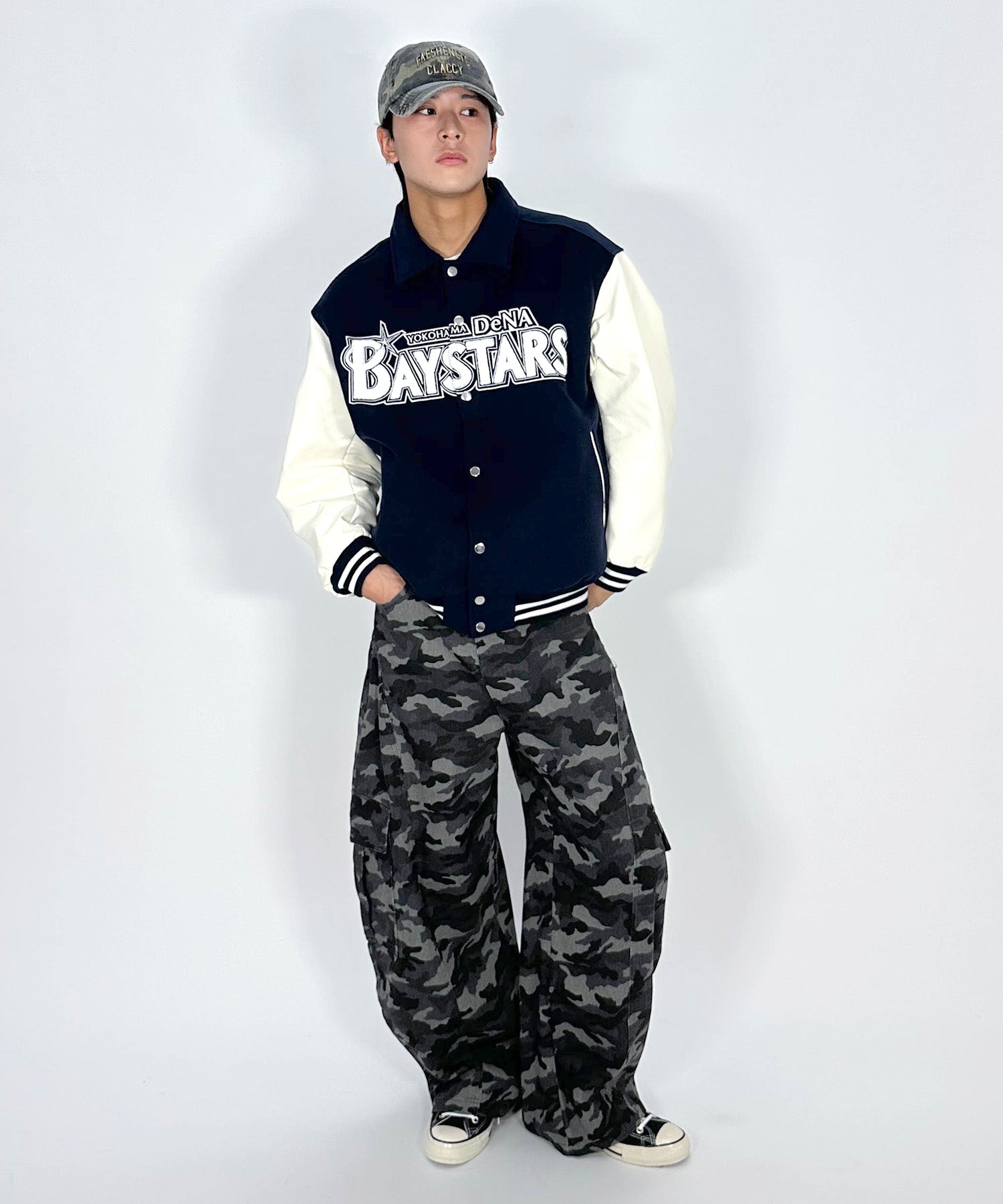 BAYSTARS ライセンス商品] VARSITY JACKET