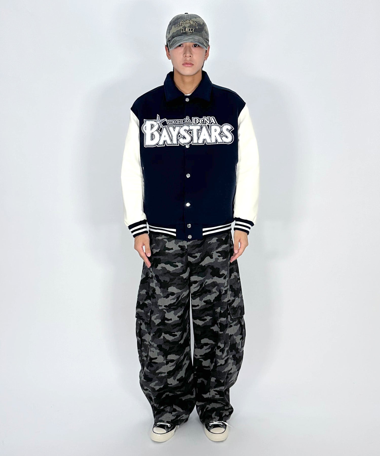 BAYSTARS ライセンス商品] VARSITY JACKET