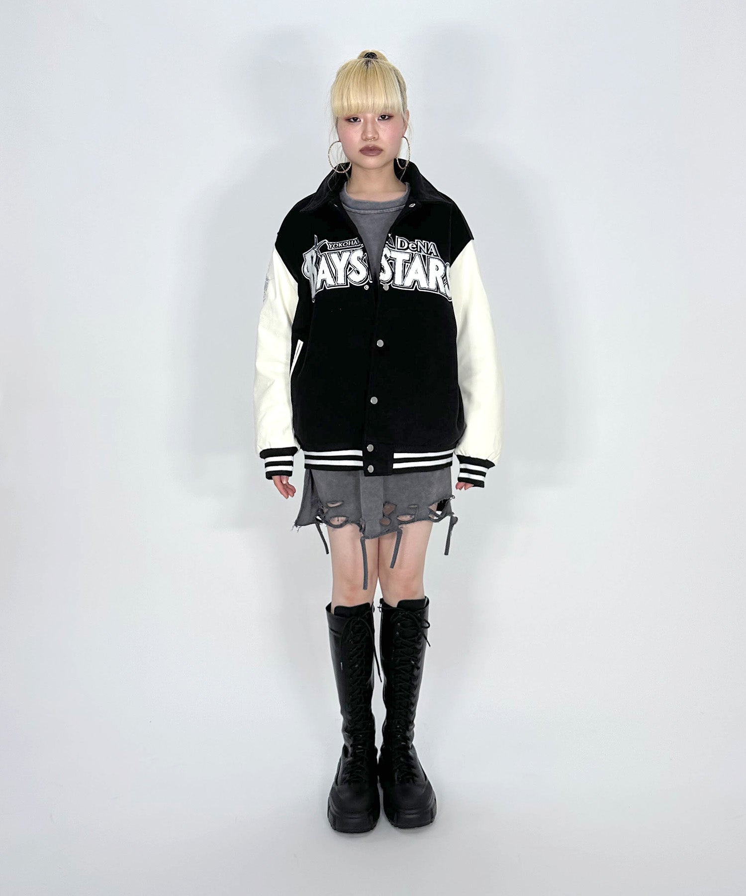 横浜DeNAベイスターズ MATU:TA VARSITY JACKETスタジャン BAYSTARS ライセンス商品] VARSITY JACKET