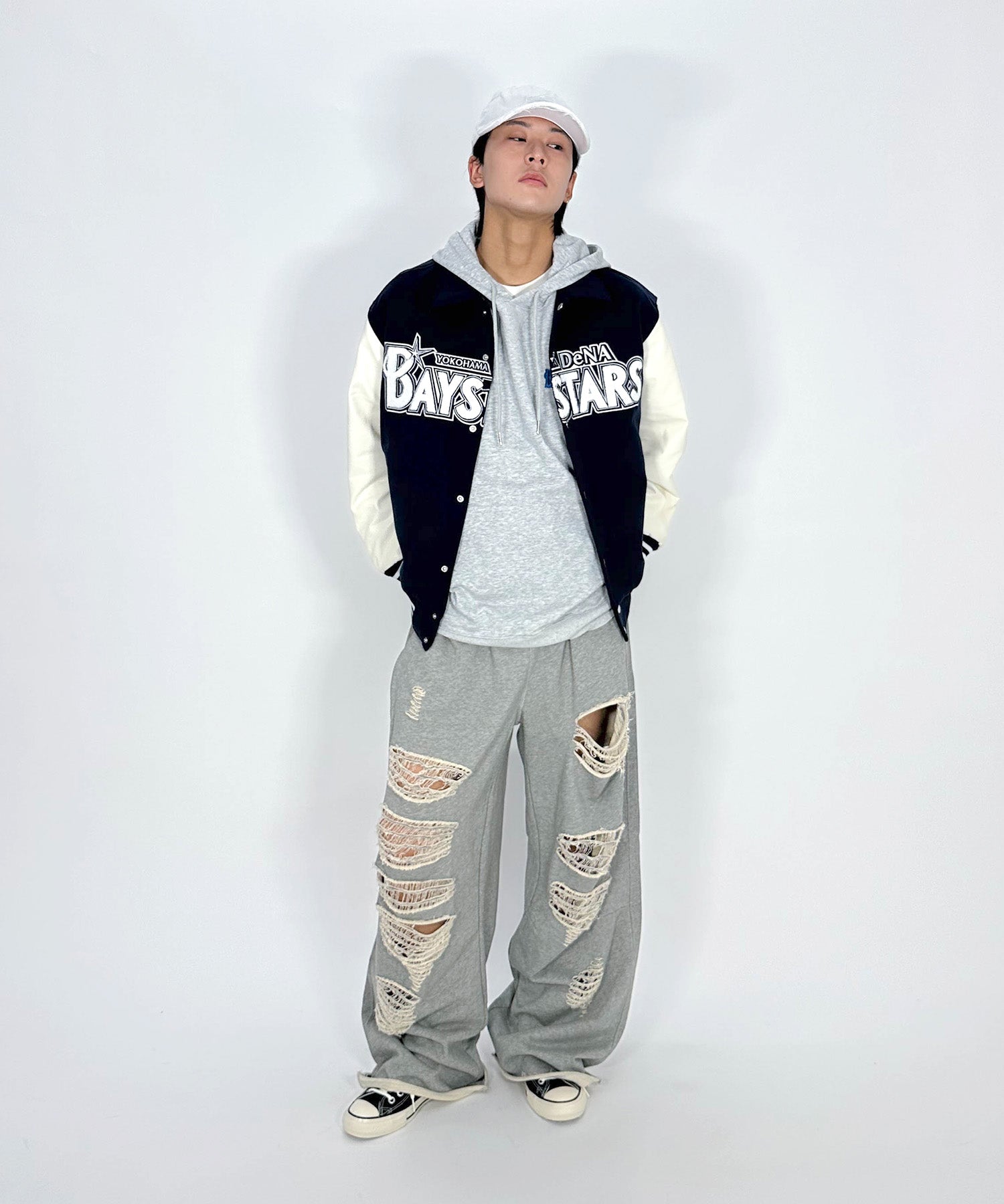 BAYSTARS ライセンス商品] VARSITY JACKET