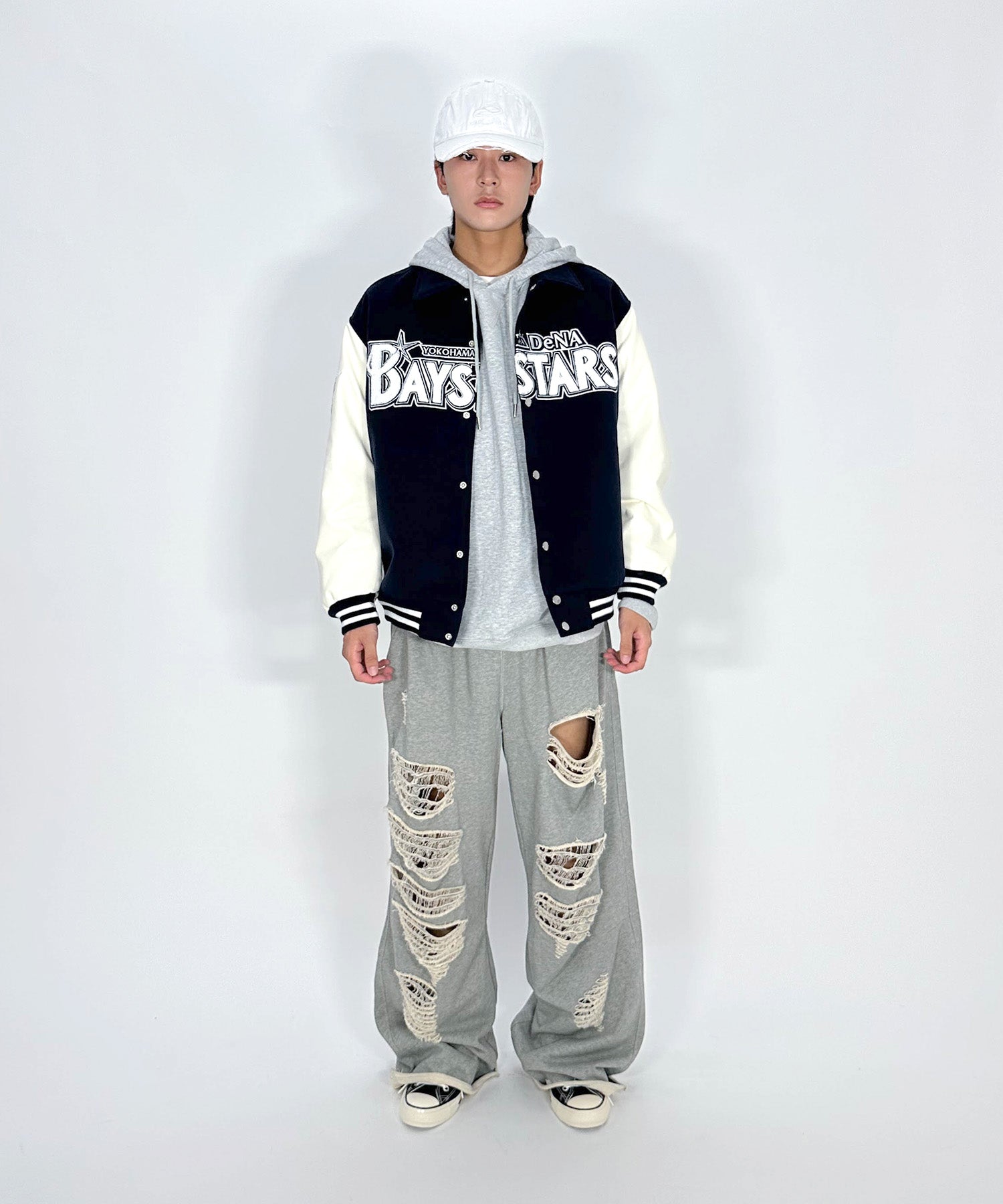 BAYSTARS ライセンス商品] VARSITY JACKET