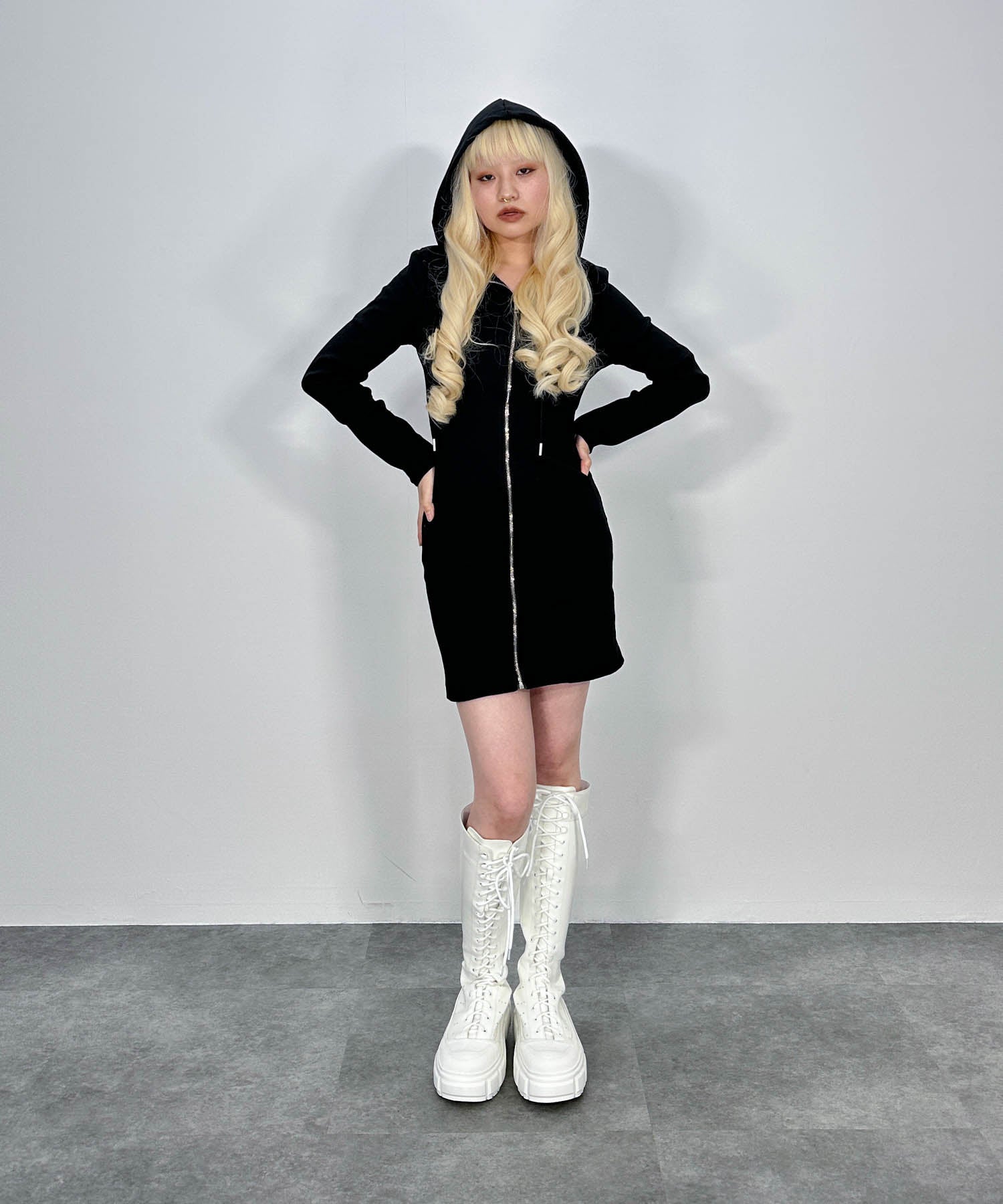 ツーポケットミニワンピース